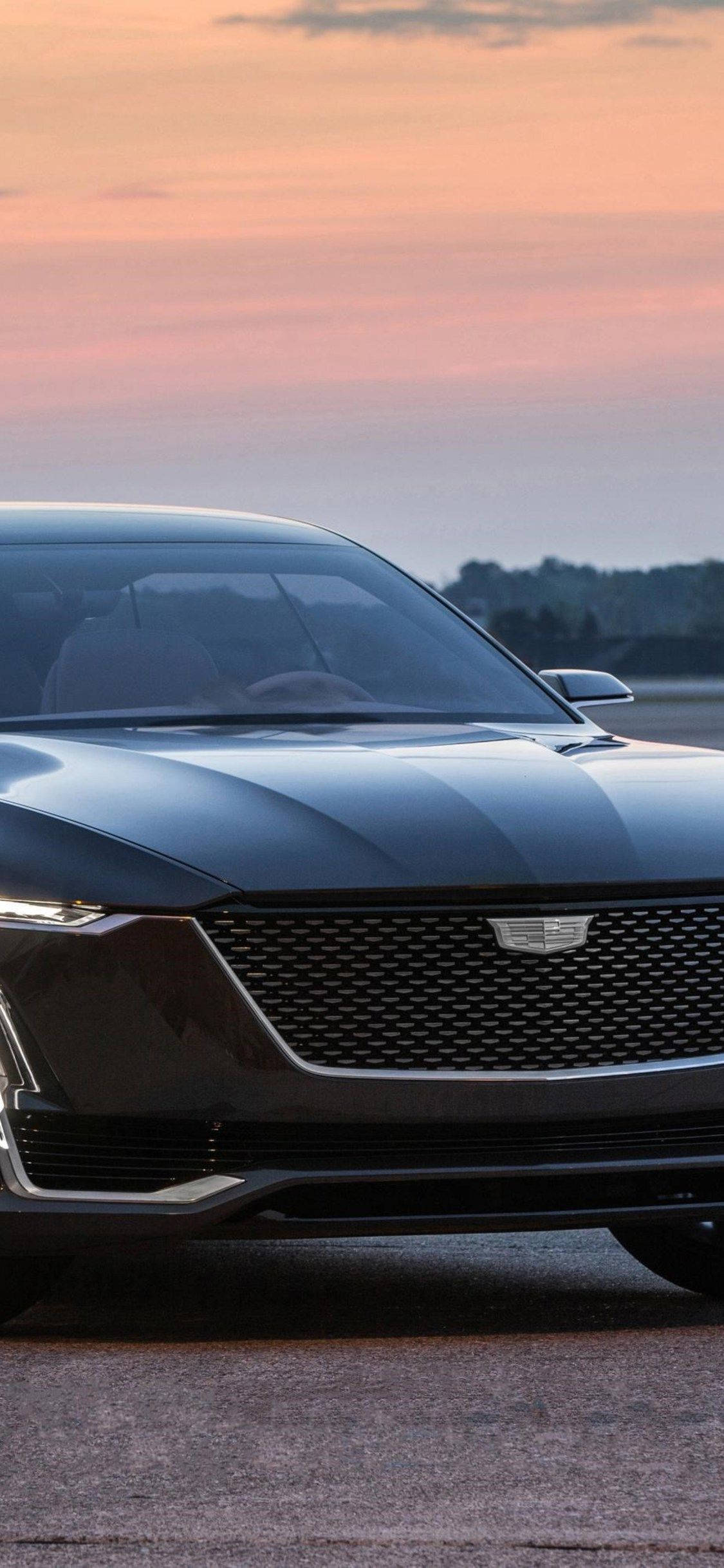 iPhone'dan Gün Batımında Cadillac Duvar Kağıdı