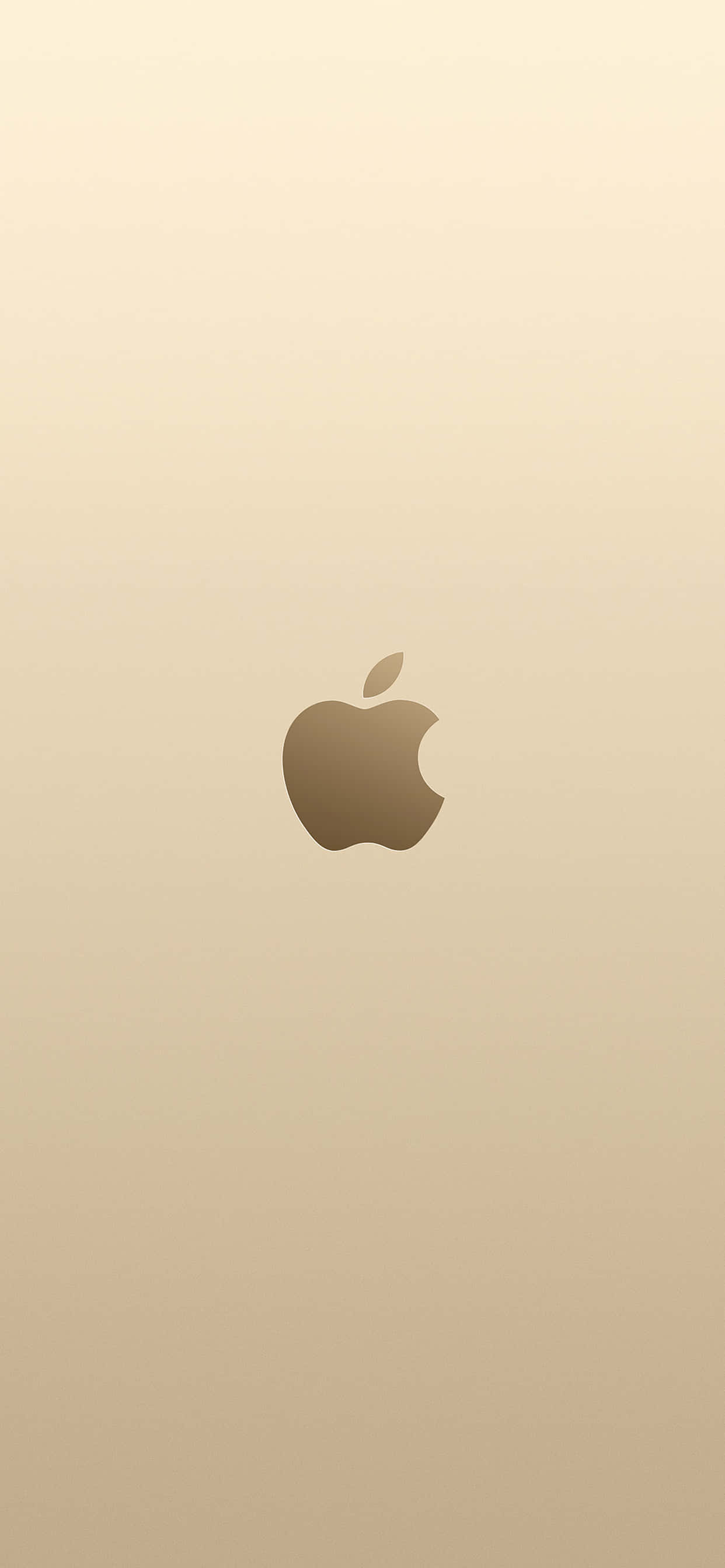 iPhone Logosu Altın Arka Plan Duvar Kağıdı