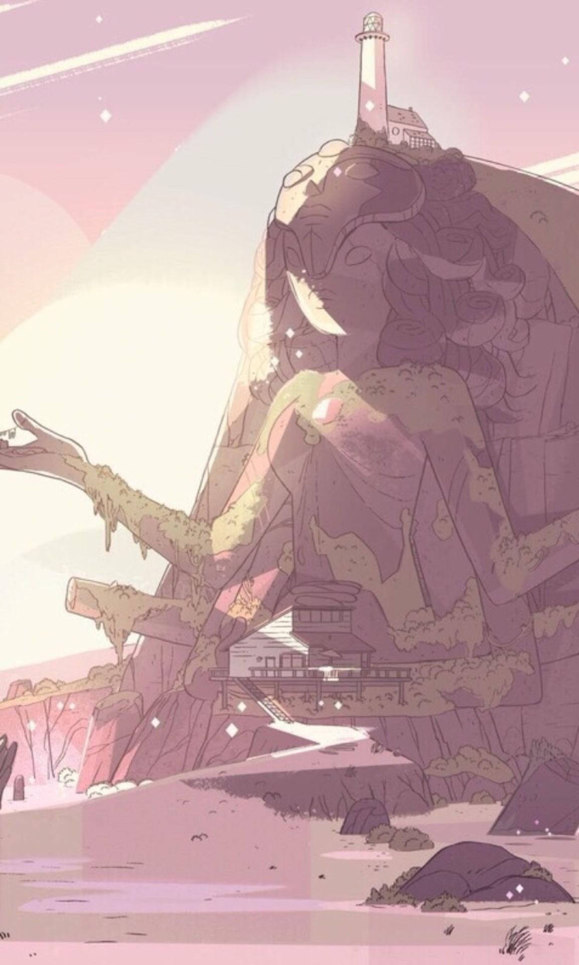 iPhone Pembe Estetik Steven Universe Duvar Kağıdı