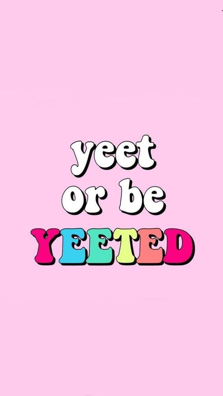 iPhone Pembe Estetik Yeet Duvar Kağıdı