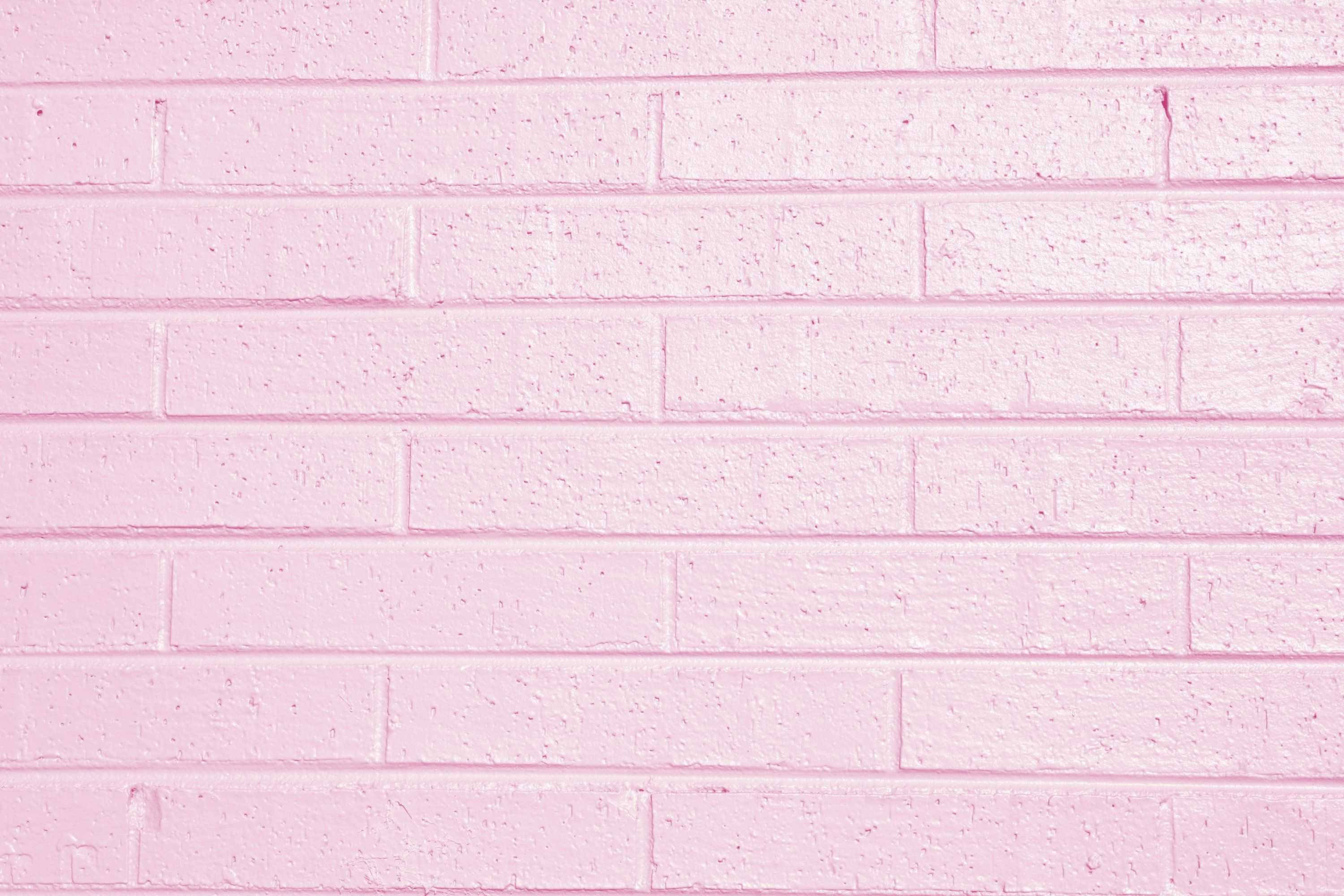 iPhone Pembe Estetik Tuğla Duvar Duvar Kağıdı