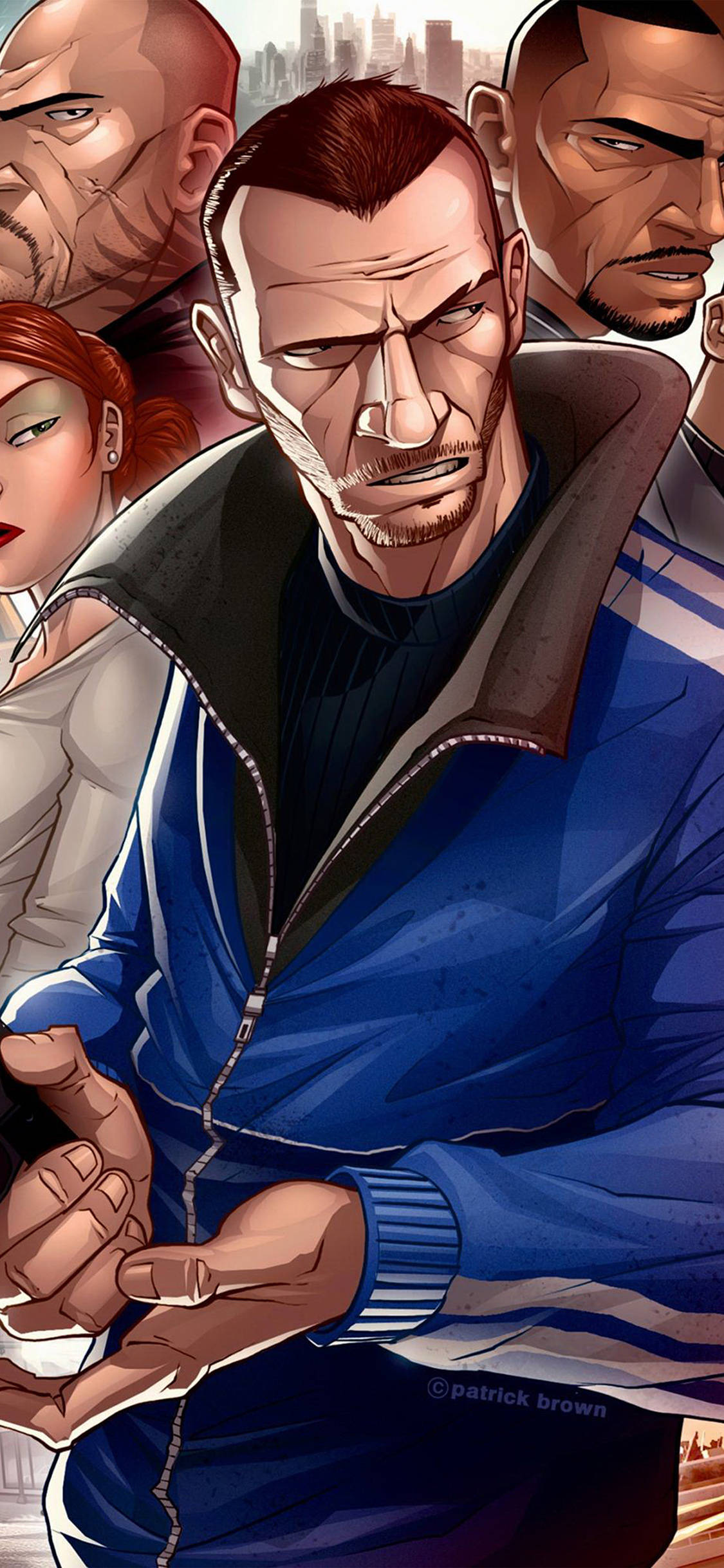 iPhone'unuzda Gta 5'in heyecan verici sanal dünyasını keşfedin! Duvar Kağıdı