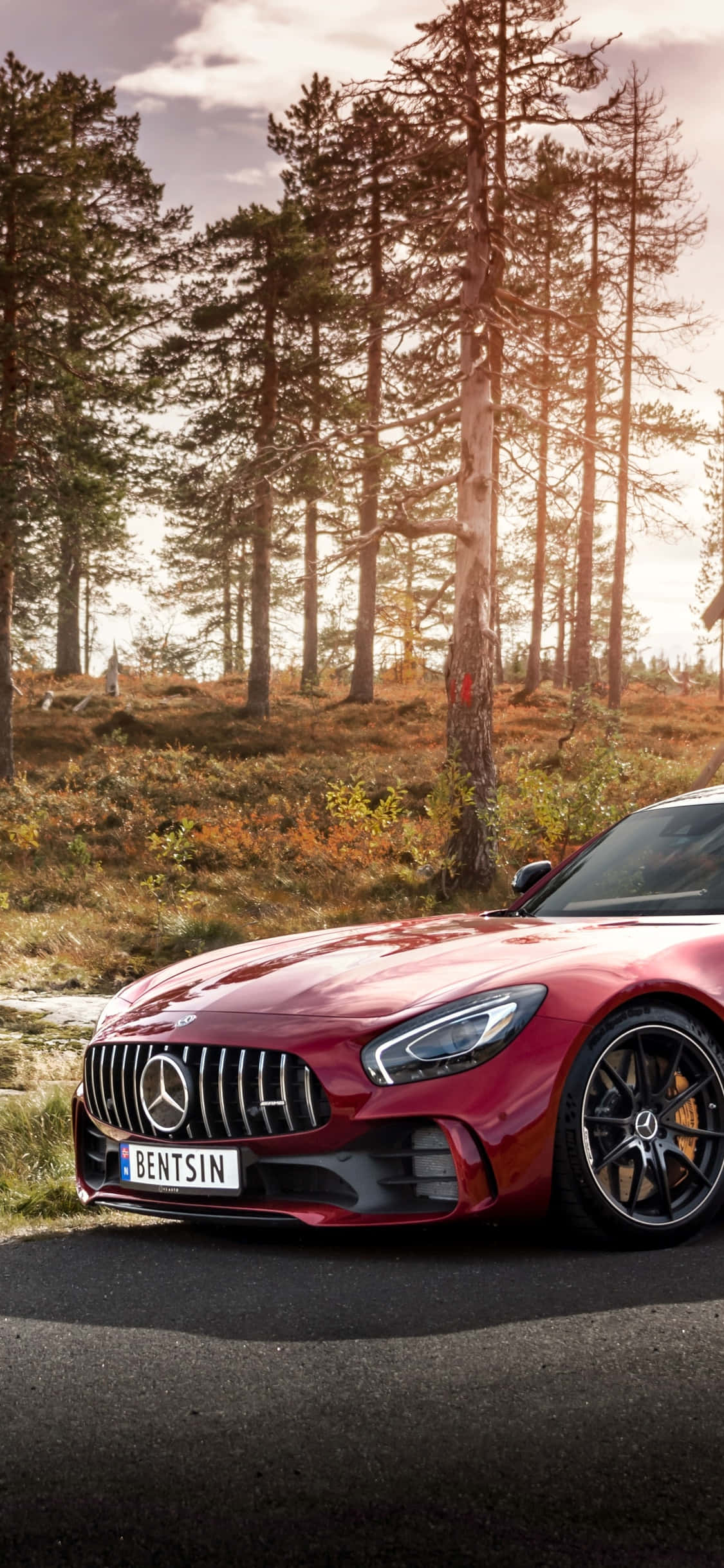 iPhone X AMG GT-R Arka Planı 2020 AMG GT C Duvar Kağıdı