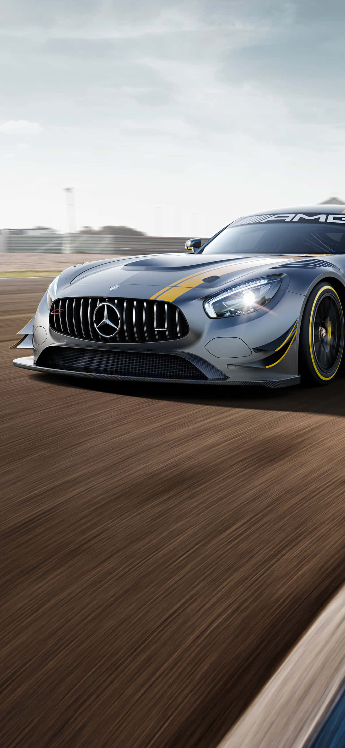 iPhone X AMG GT-R Desenli AMG GT Arka Planı Duvar Kağıdı