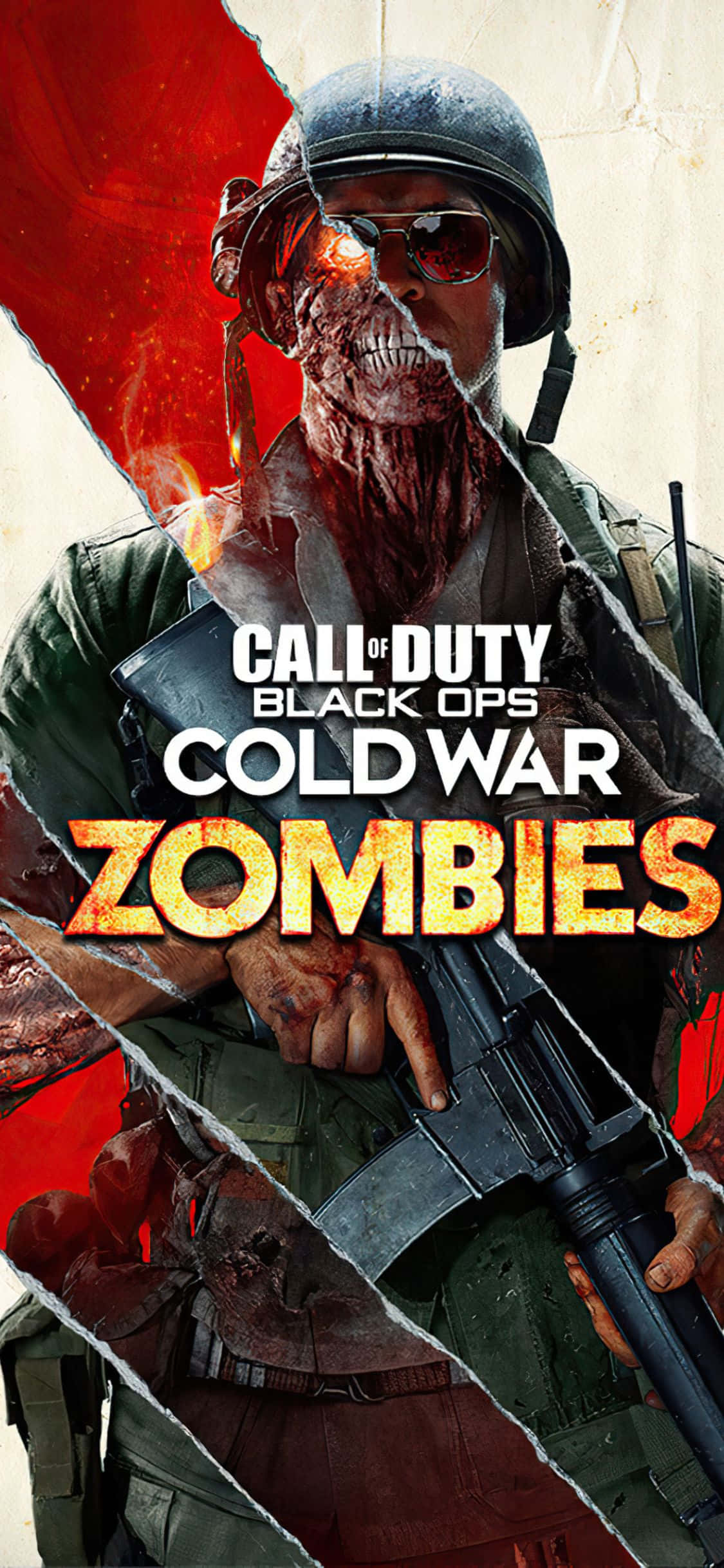 iPhone X Call Of Duty Black Ops Cold War Zombiler Modu Arkaplanı Duvar Kağıdı