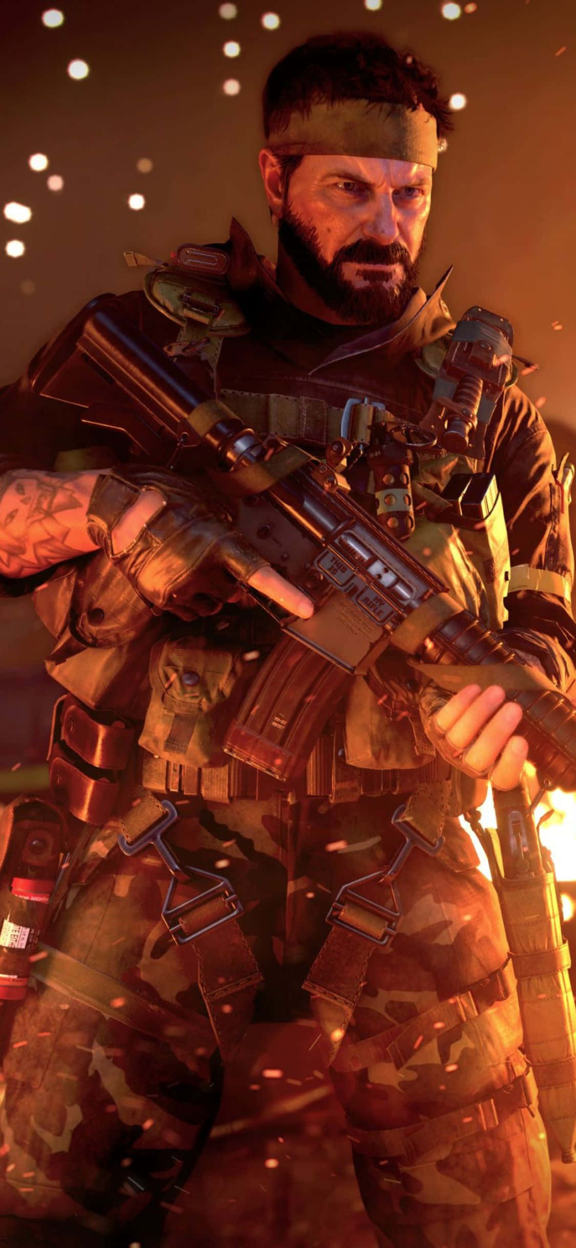 iPhone X Call Of Duty Black Ops Cold War Arka Planı Frank Woods Duvar Kağıdı