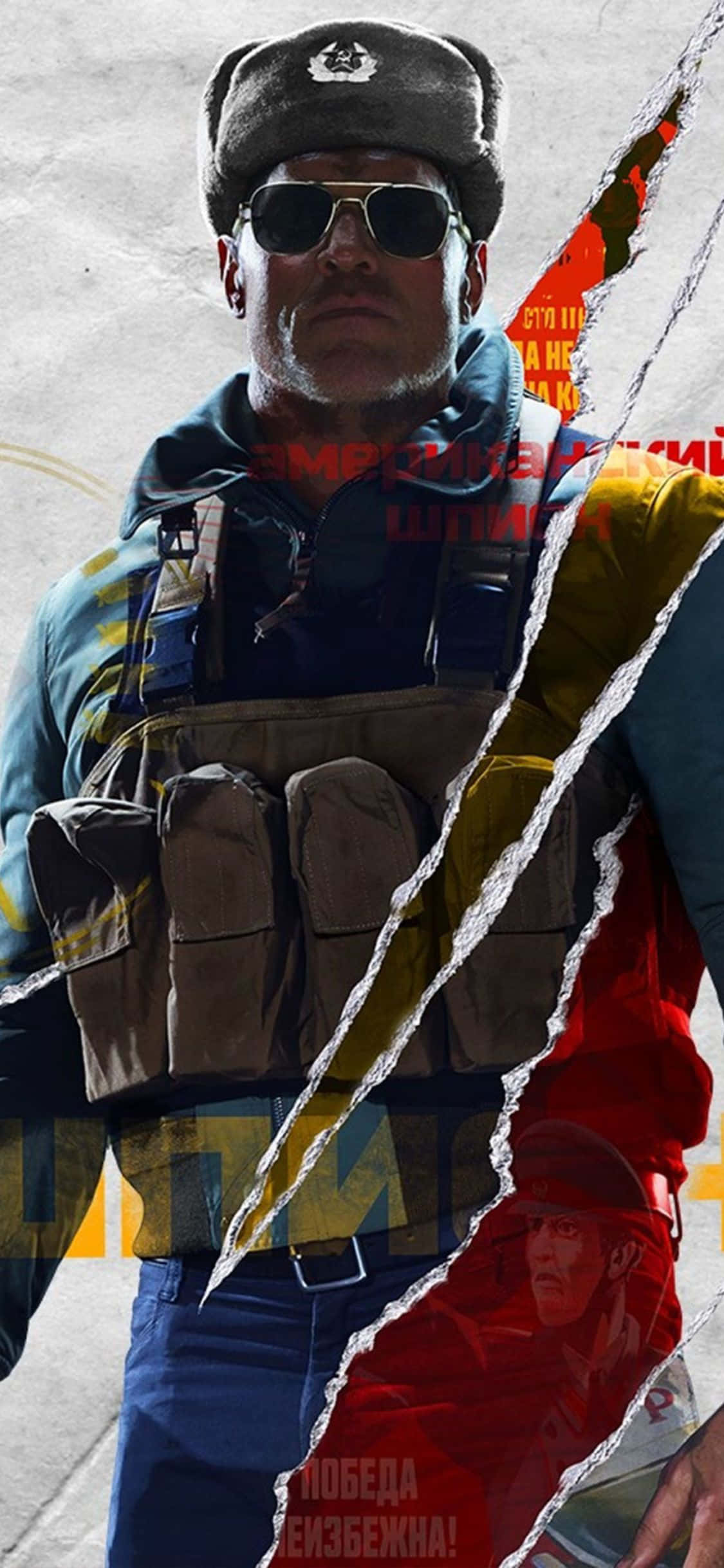 iPhone X Call Of Duty Black Ops Cold War Arka Planı Rus Karakter Duvar Kağıdı