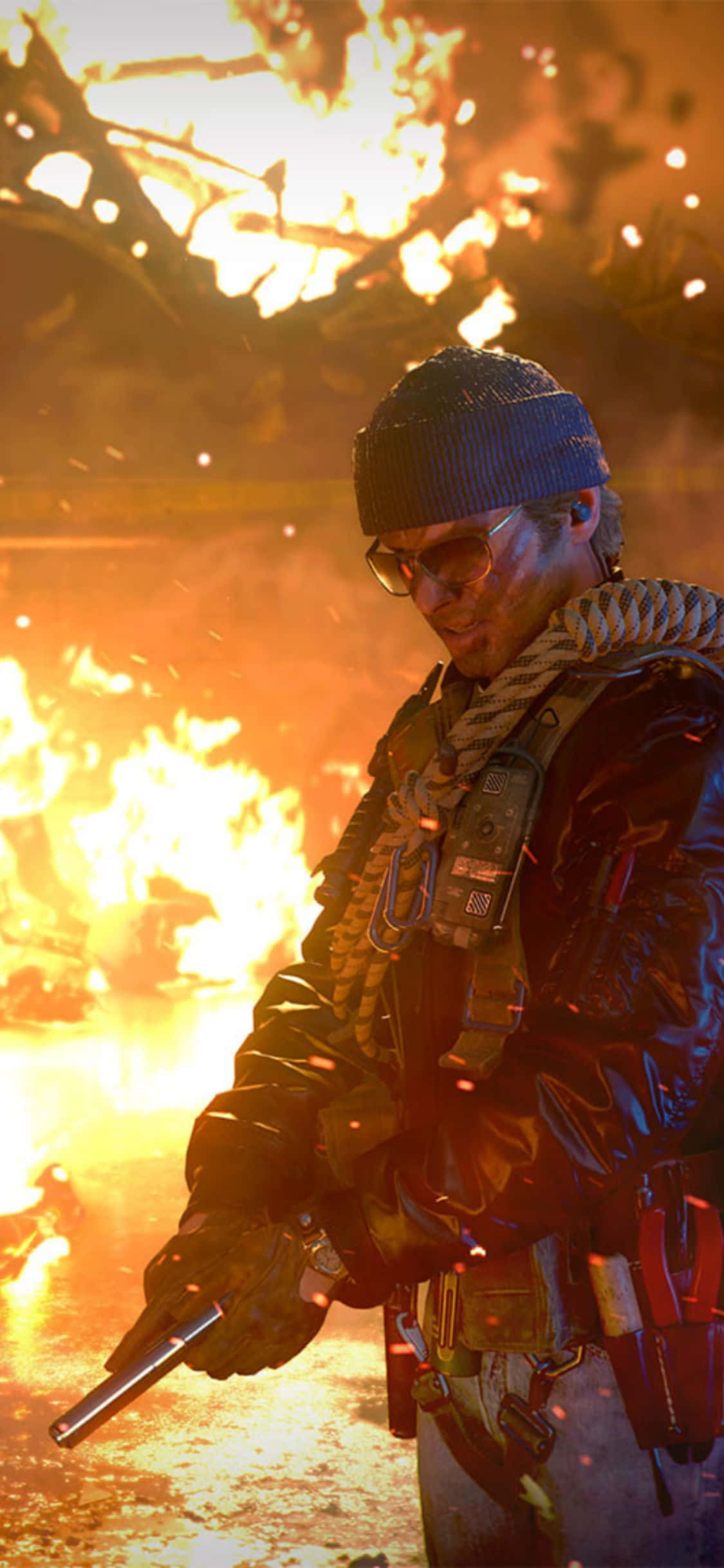 iPhone X Call Of Duty Black Ops Cold War Arka Planı Russell Adler Duvar Kağıdı
