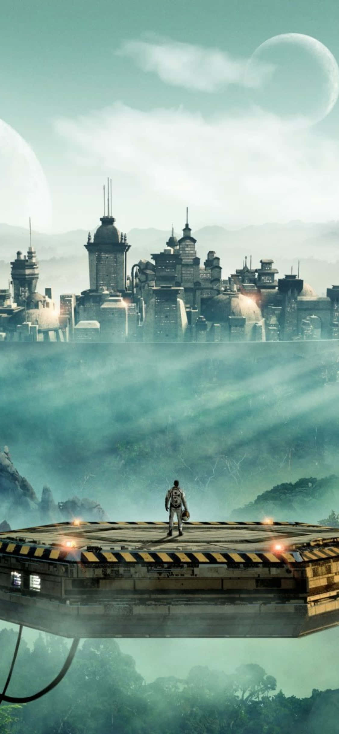iPhone X Civilization Beyond Earth Arka Plan Yüzen Duvar Kağıdı
