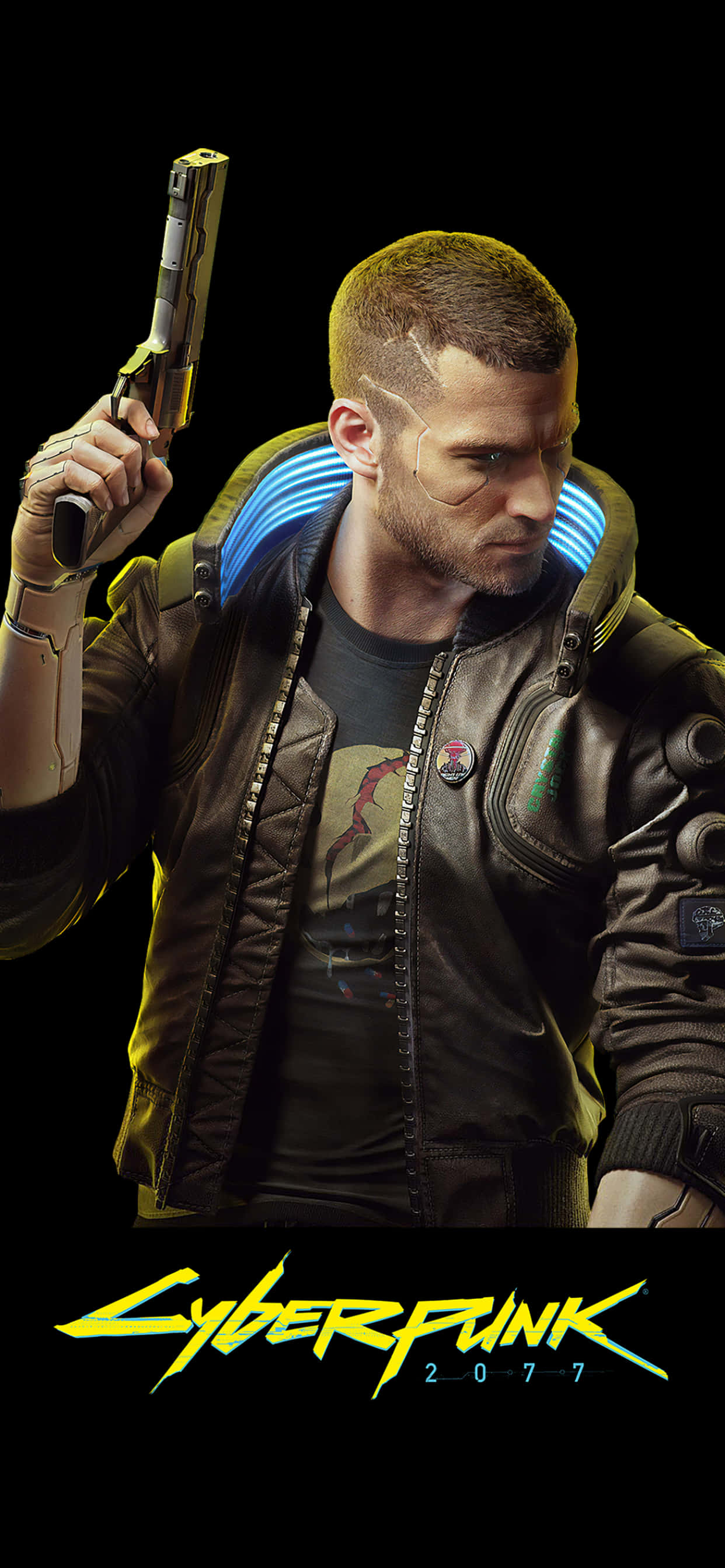 iPhone X Cyberpunk 2077 Arka Planı Duvar Kağıdı