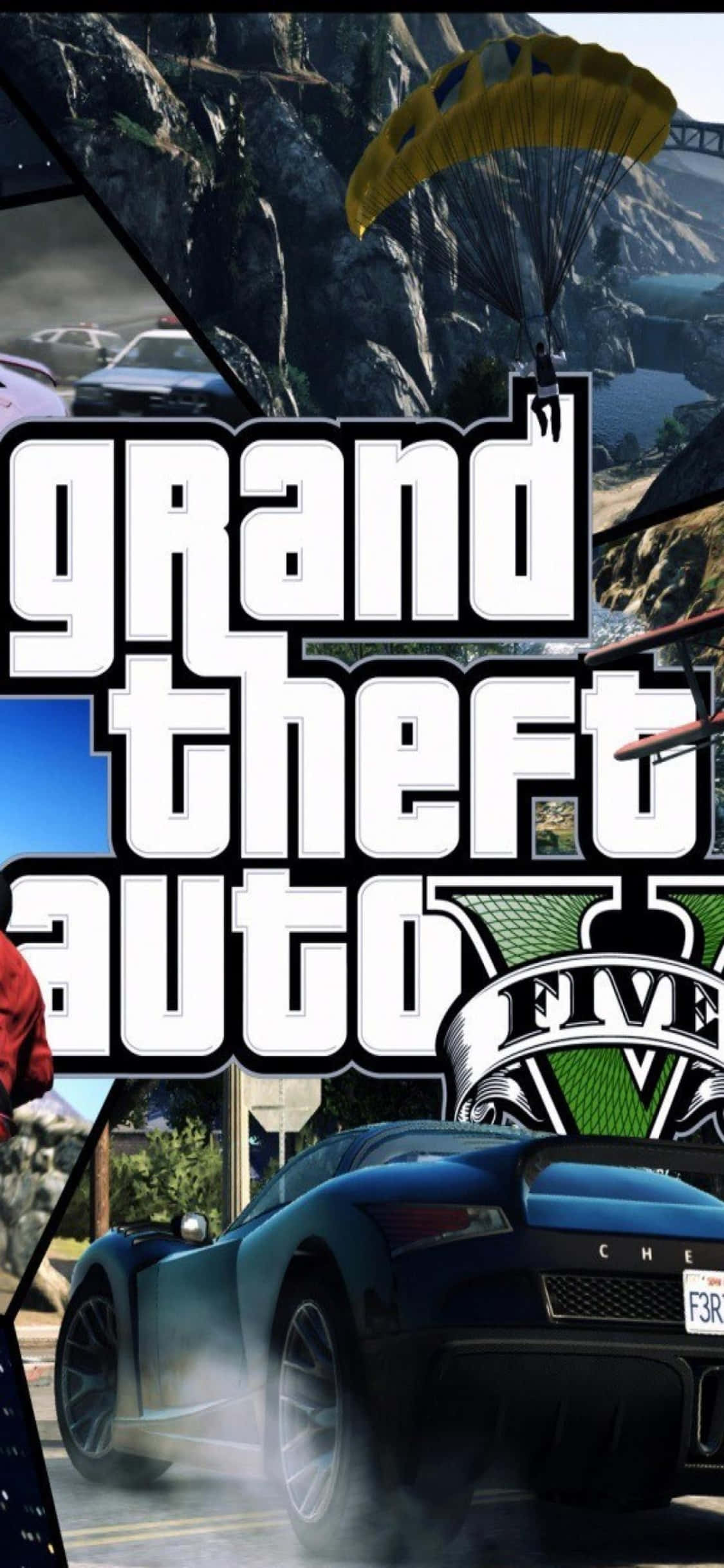 iPhone X Grand Theft Auto V Araç İçi Arka Planı Duvar Kağıdı