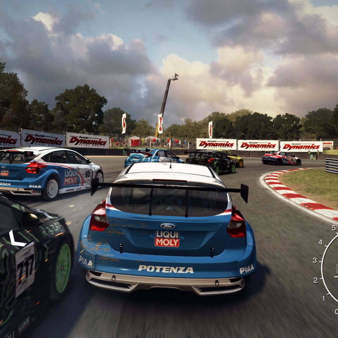 iPhone X Grid Autosport Duvar Kağıdı Liqui Moly Logolu Duvar Kağıdı