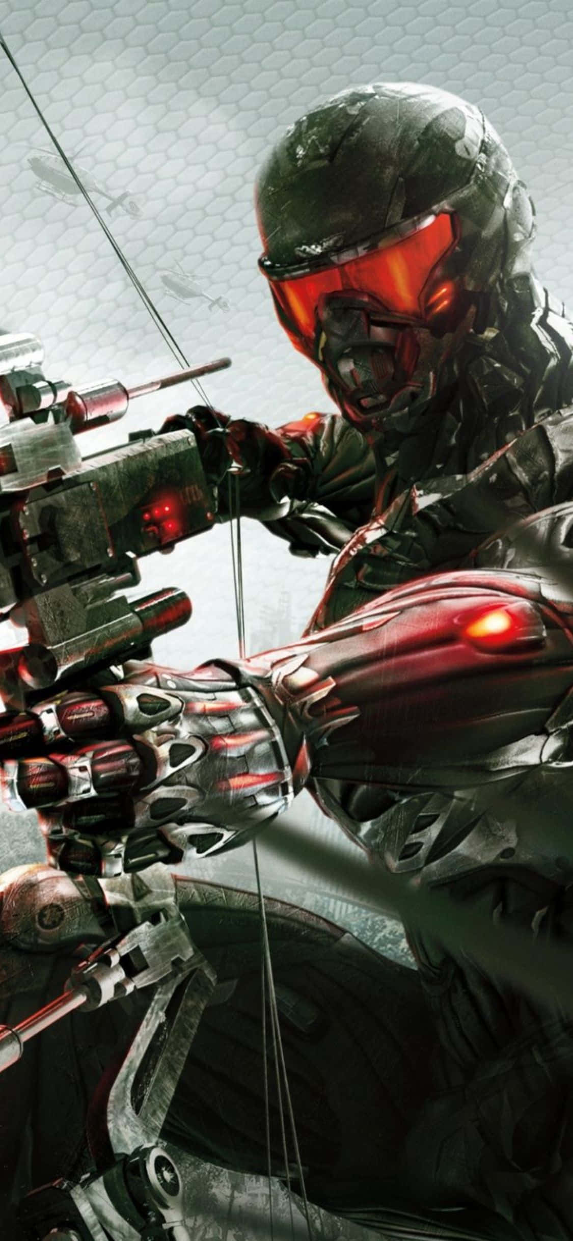 iPhone X ile Crysis 3'ün heyecan verici dünyasına dalın Duvar Kağıdı