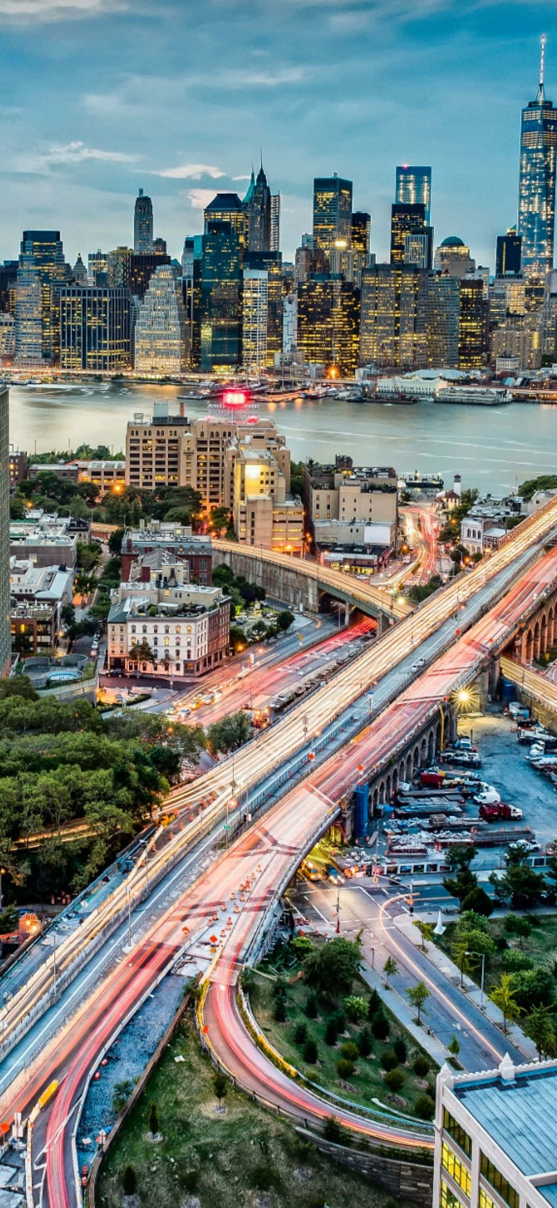 iPhone X ile New York'un Parlak Işıklarını Yakalamak Duvar Kağıdı