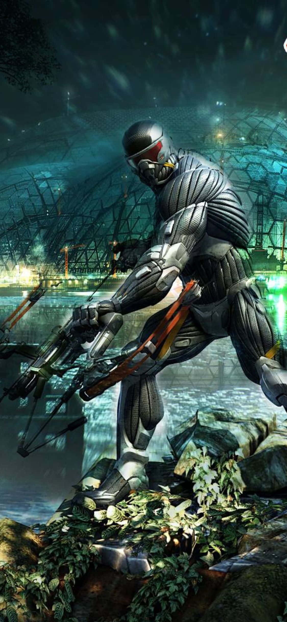 iPhone X'inizde Crysis 3 ile Savaşın Ateşini Açın Duvar Kağıdı