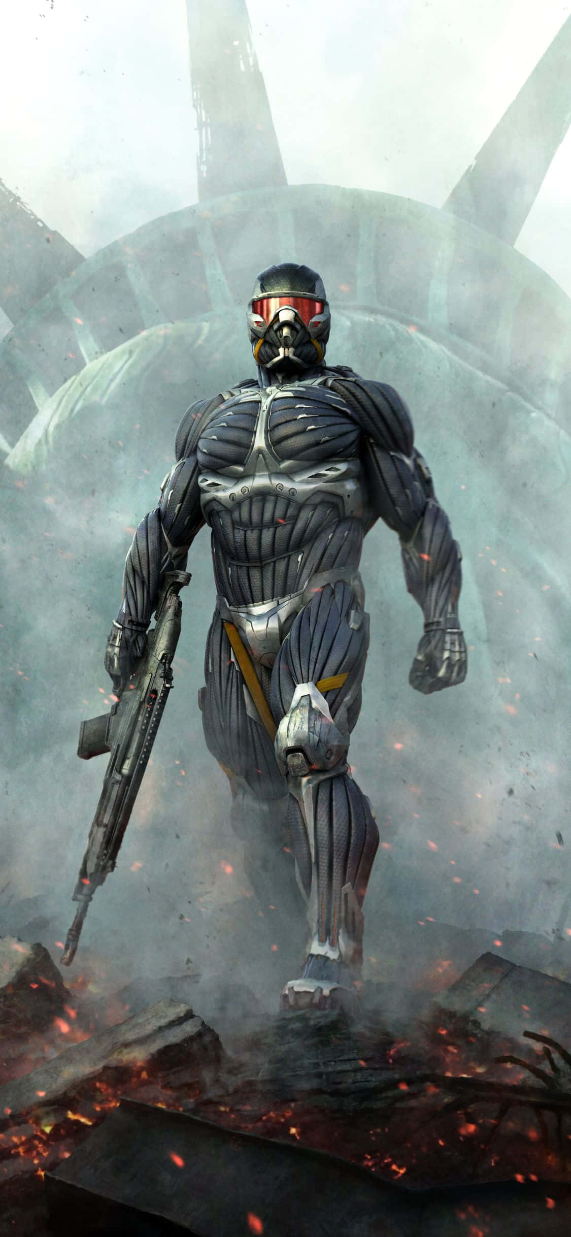 iPhone X'inizde Crysis 3 Oynayın Duvar Kağıdı