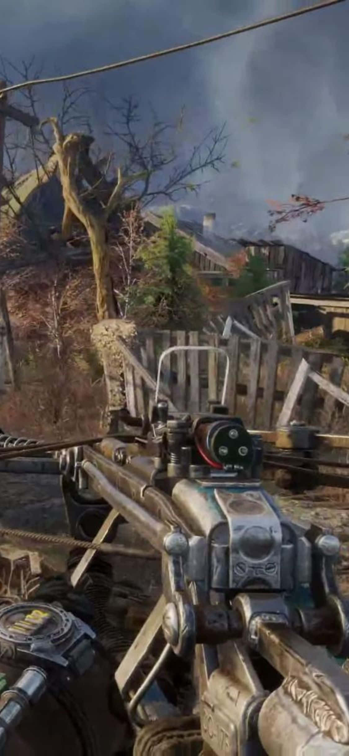 iPhone X'inizde Metro Exodus'ta hayatta kalmak için savaşın Duvar Kağıdı
