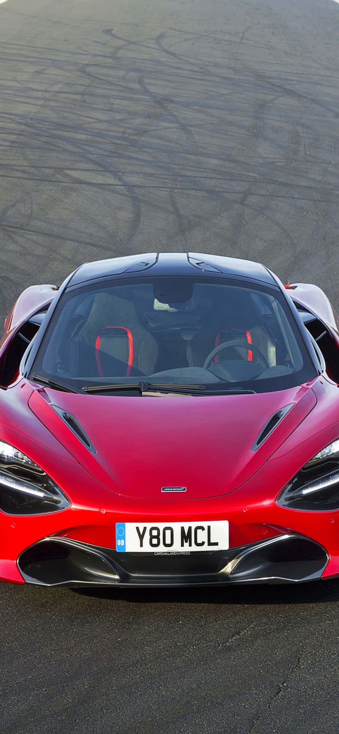 iPhone X McLaren 720s Göz Yuvası Arka Planı Duvar Kağıdı