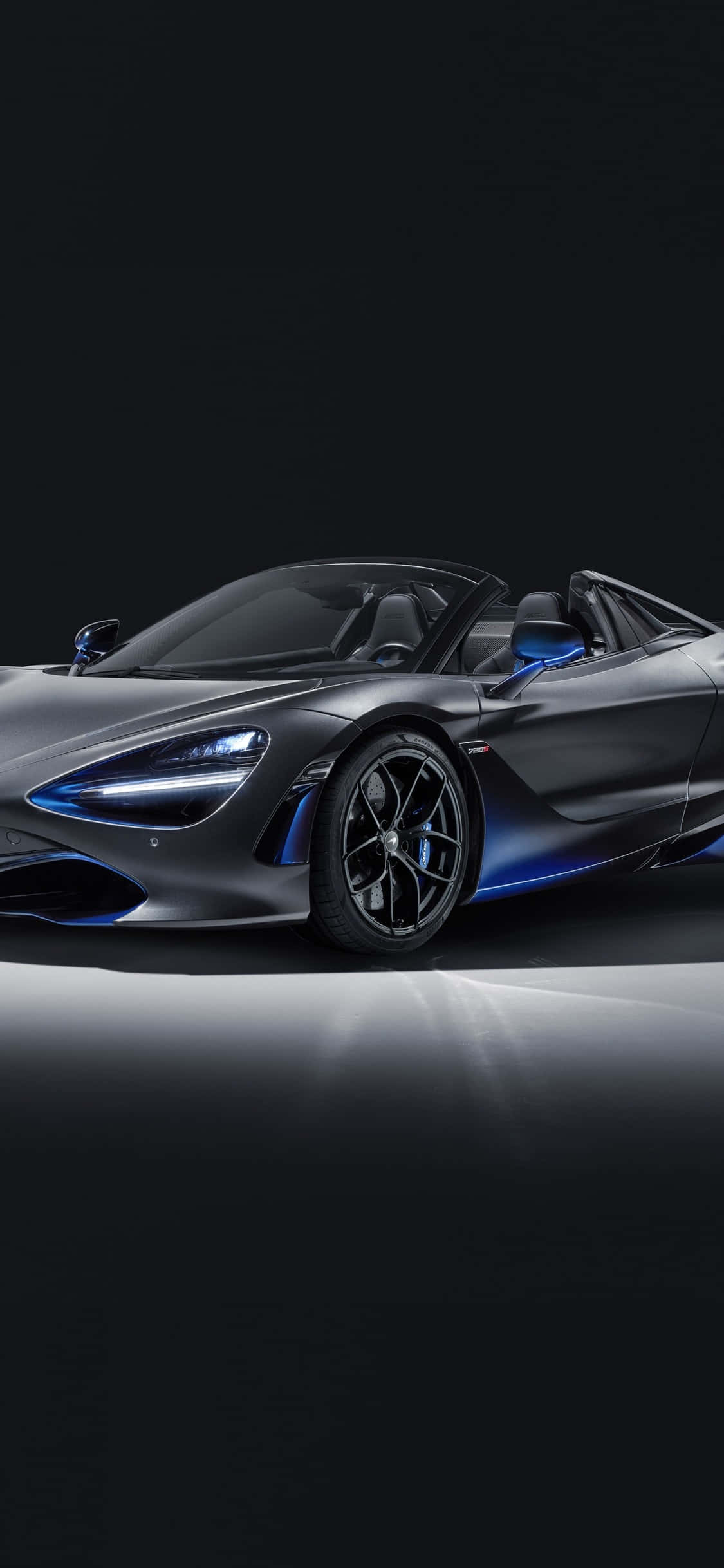 iPhone X McLaren 720s Ölçekli Model Arka Planı Duvar Kağıdı