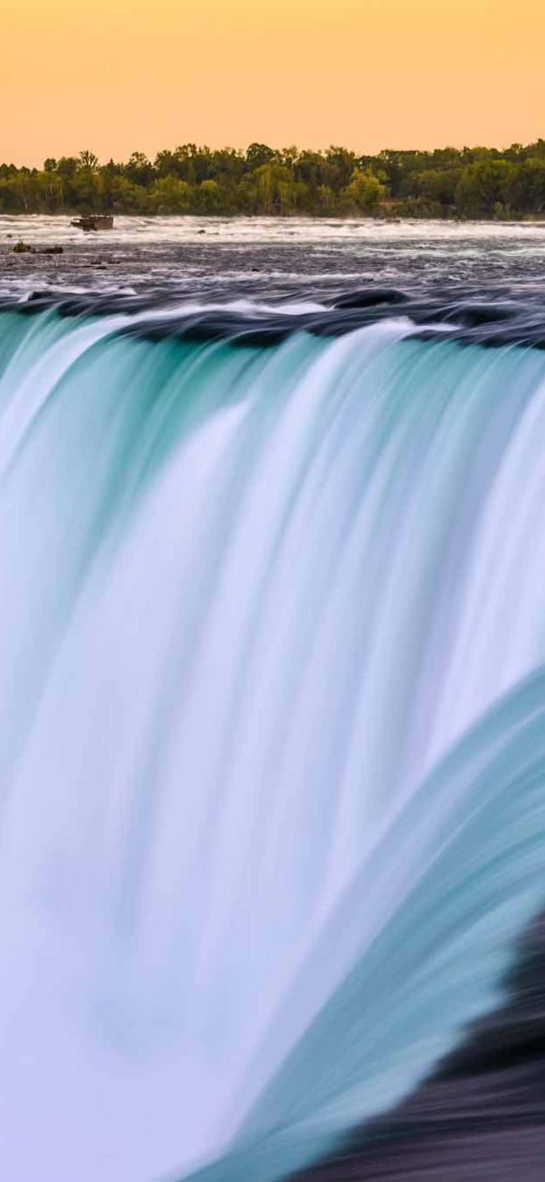iPhone X Niagara Şelaleleri Ontario Kanada Arkaplan Duvar Kağıdı