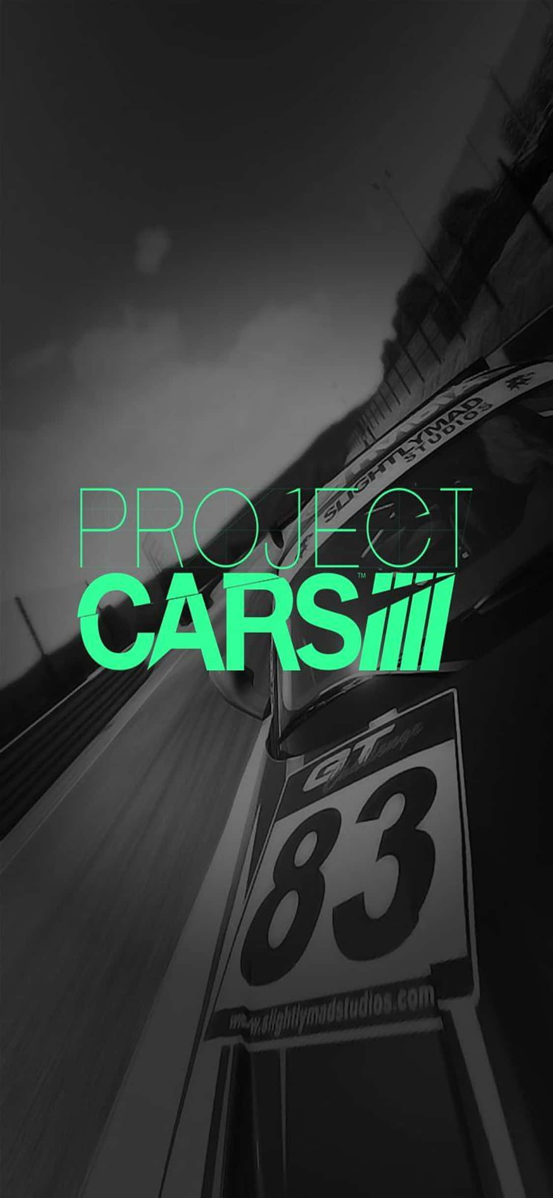 iPhone X Project Cars Arkaplan Oyun Posteri Yeşil Duvar Kağıdı