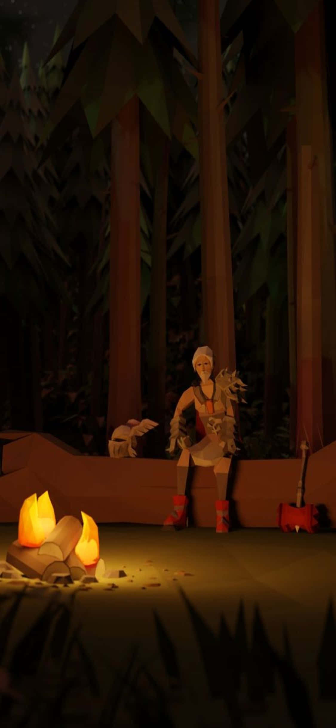 iPhone X Runescape Oldschool Duvar Kağıdında Yaşlı Adam Duvar Kağıdı