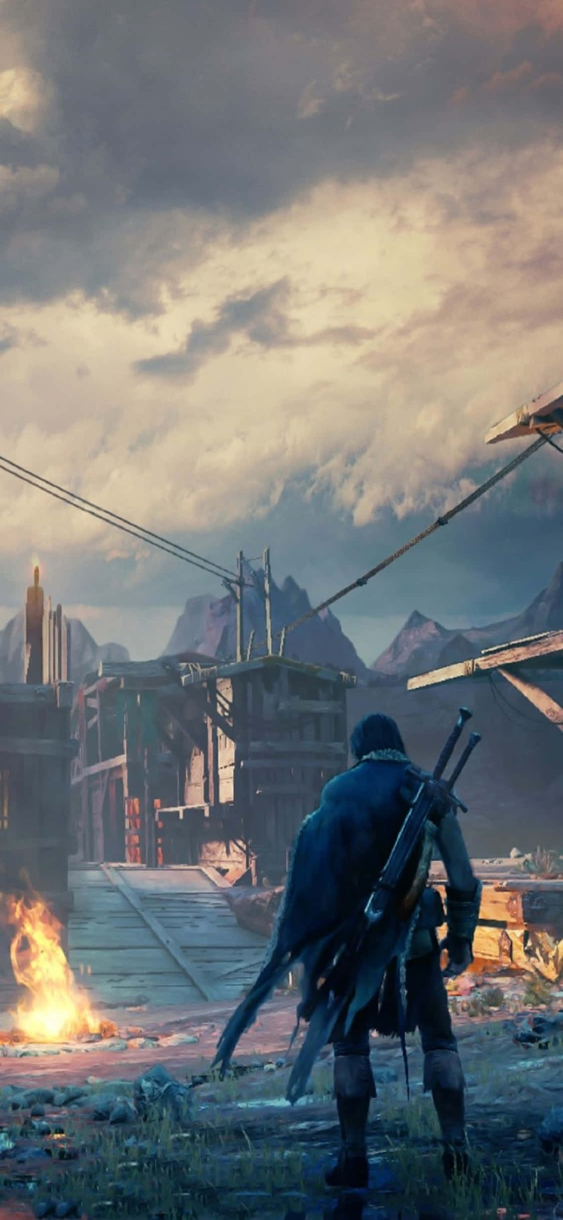 iPhone X Shadow Of Mordor Arka Planı Talion Duvar Kağıdı