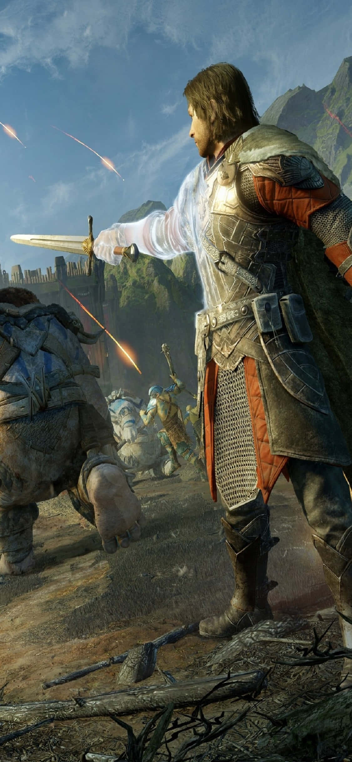 iPhone X Shadow Of Mordor Arka Planı Talion Duvar Kağıdı