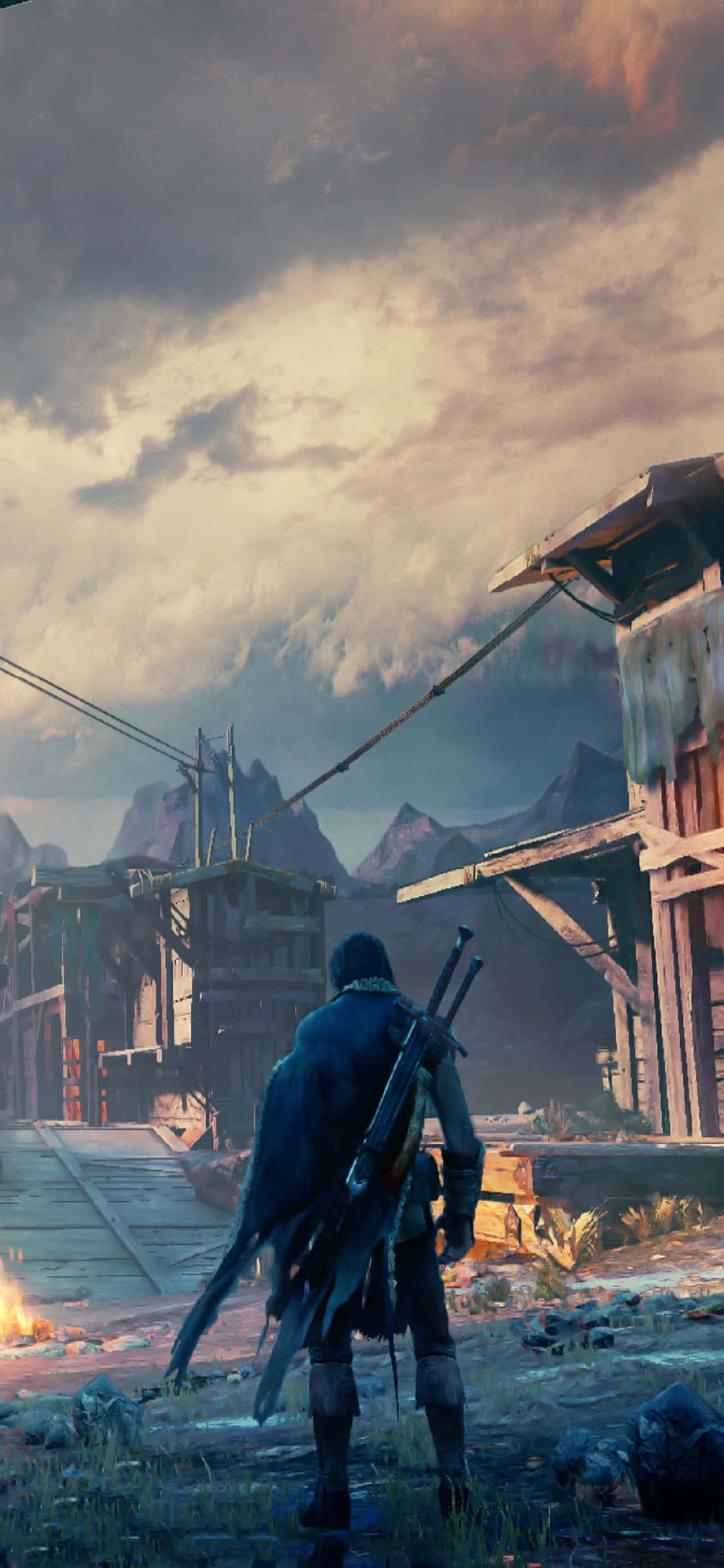 iPhone X Shadow Of Mordor Duvar Kağıdı Talion Duvar Kağıdı