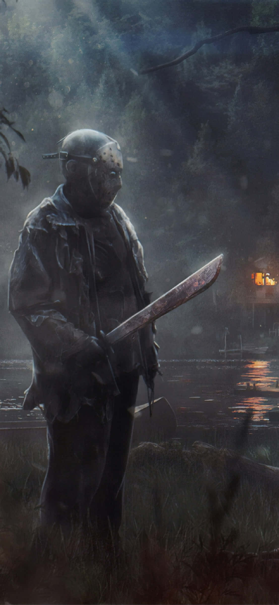 iPhone X Shadow Of Mordor Jason Voorhees Duvar Kağıdı