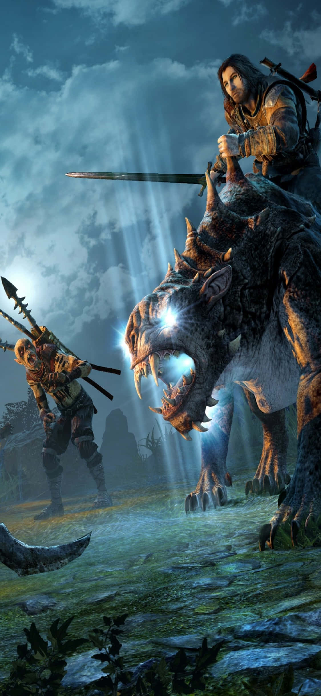 iPhone X Shadow Of Mordor Arkaplanı Talion Duvar Kağıdı