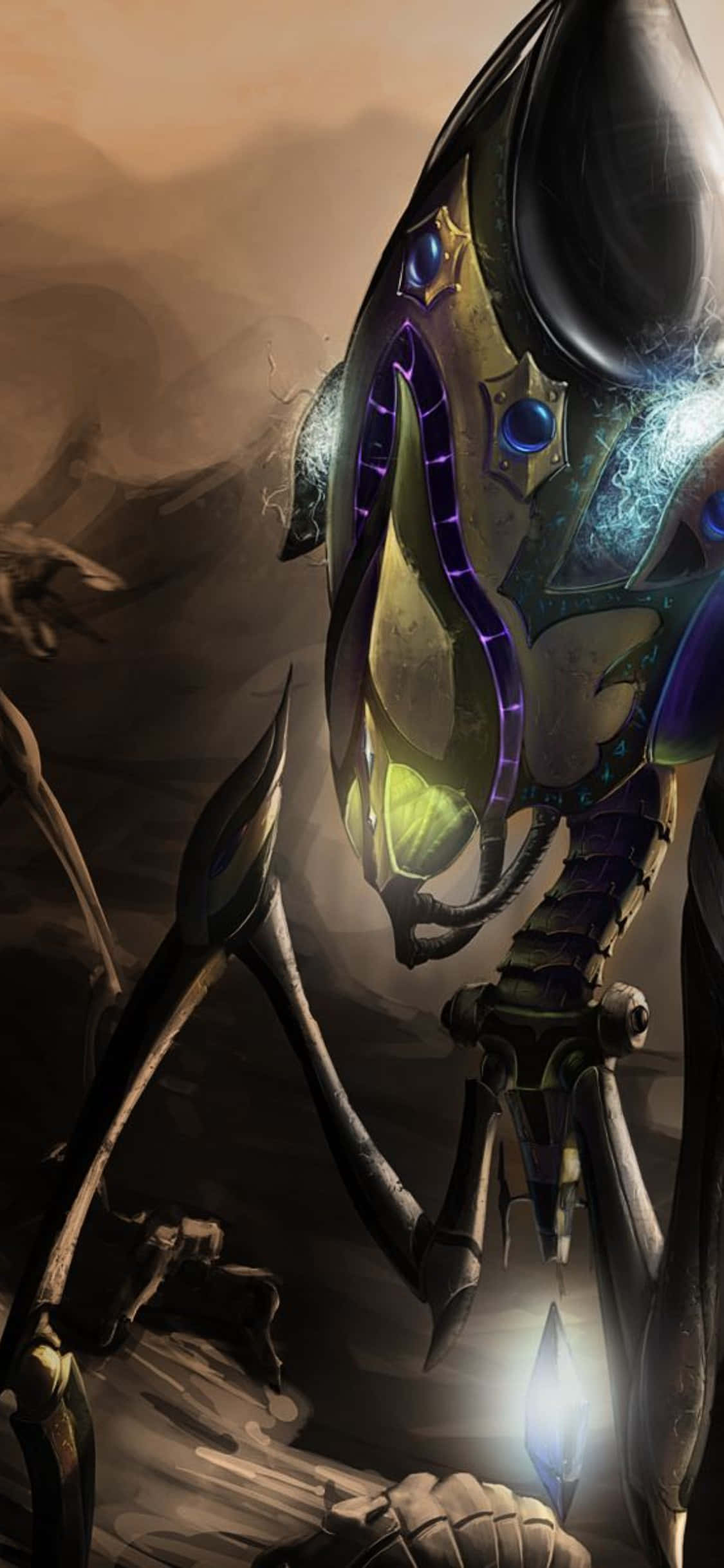 iPhone X StarCraft II Arka Plan Galaktik Duvar Kağıdı