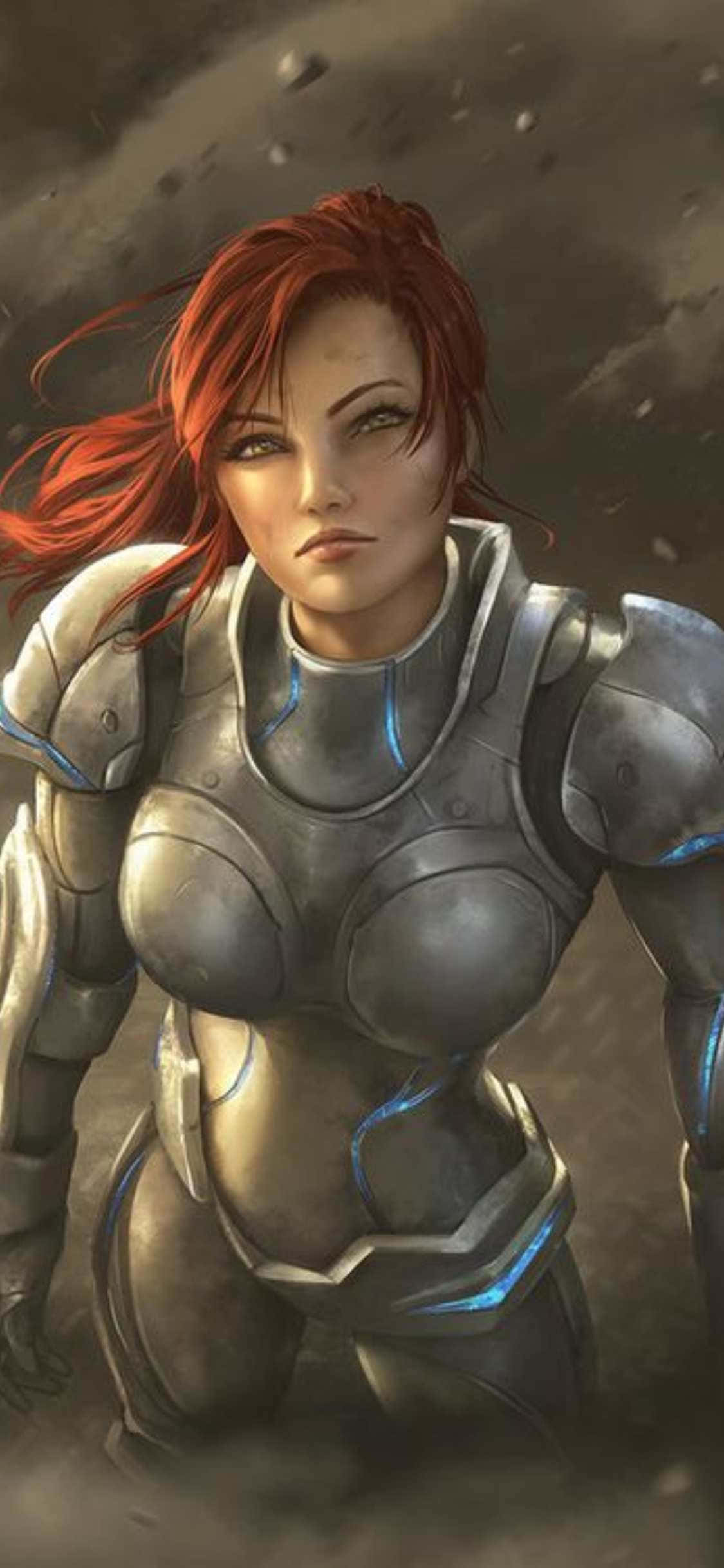 iPhone X Starcraft II Arka Planı Kızıl Saç Duvar Kağıdı