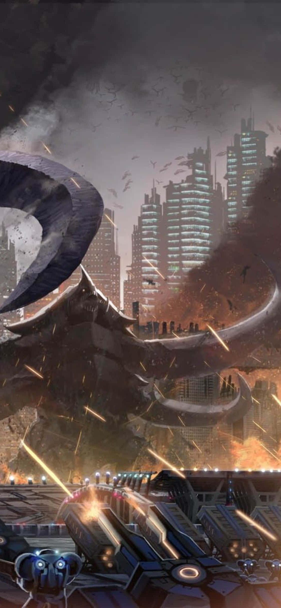 iPhone X Starcraft II Ultralisk Arkaplan Duvar Kağıdı