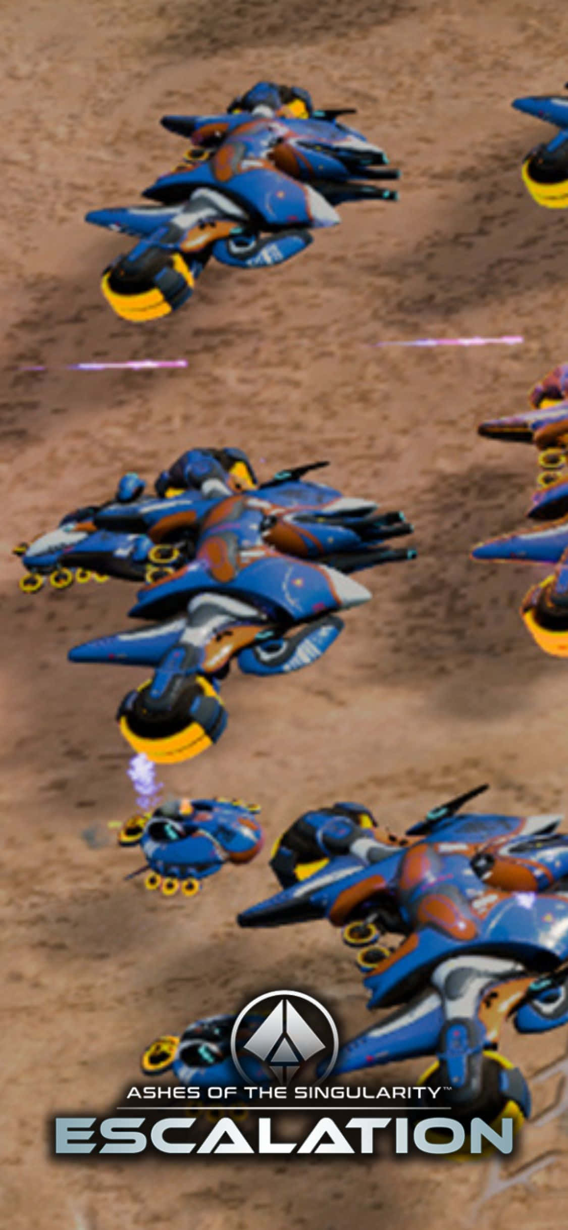 iPhone X'te Ashes Of The Singularity Escalation Deneyimi Duvar Kağıdı