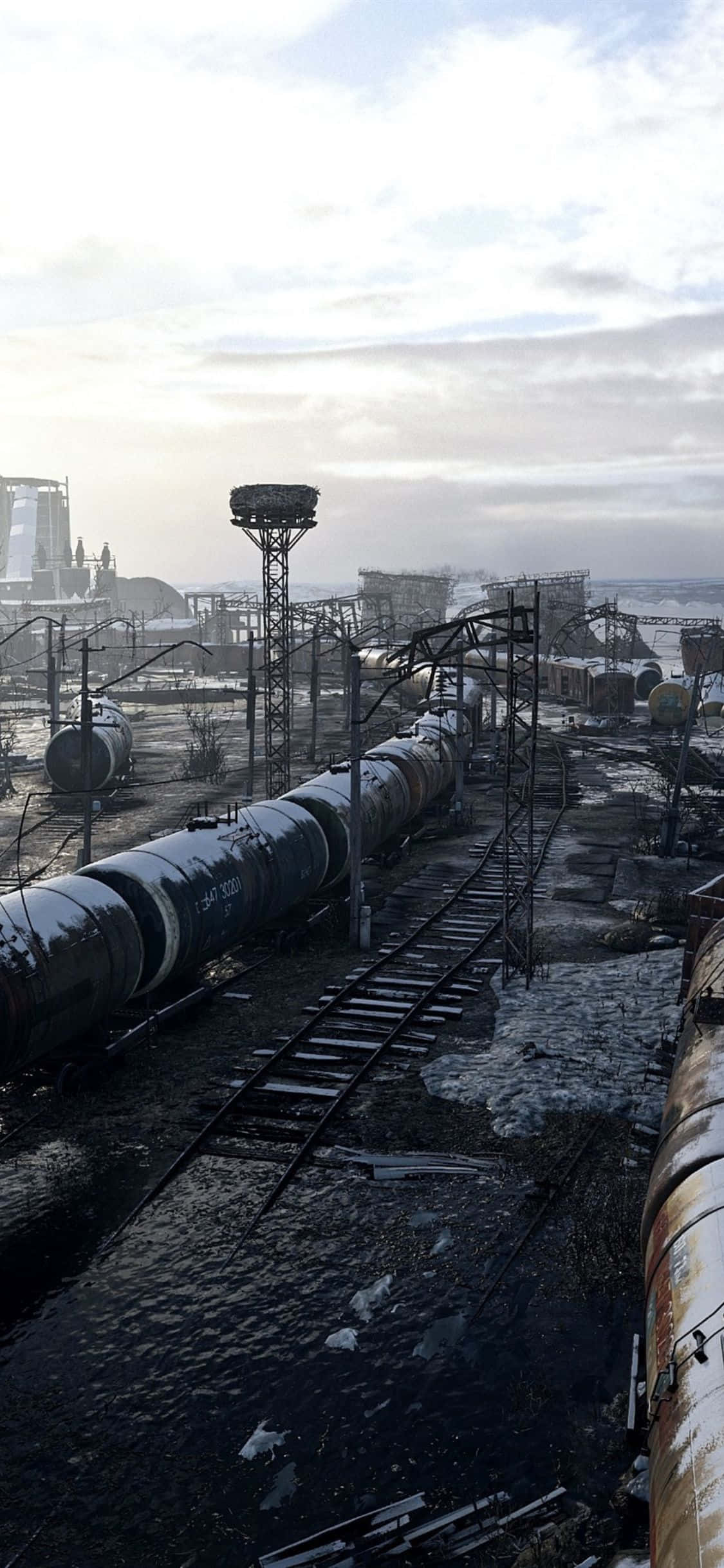 iPhone X'te Metro Exodus'un bilinmeyen derinliklerini keşfetmek Duvar Kağıdı