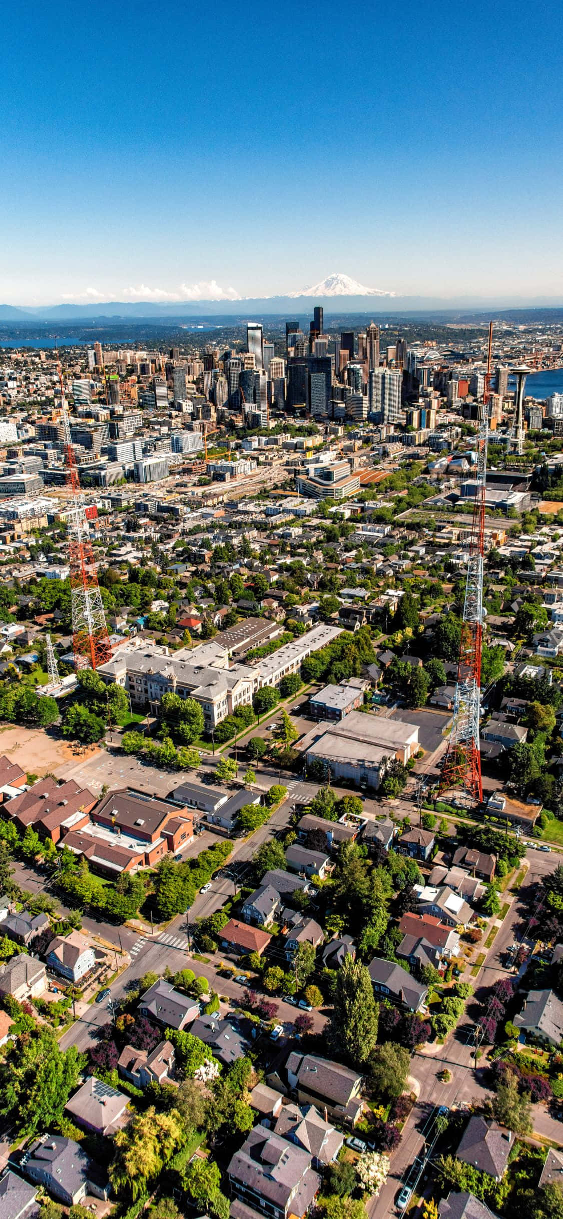 iPhone X'te Seattle'ın güzelliğinin tadını çıkarın Duvar Kağıdı
