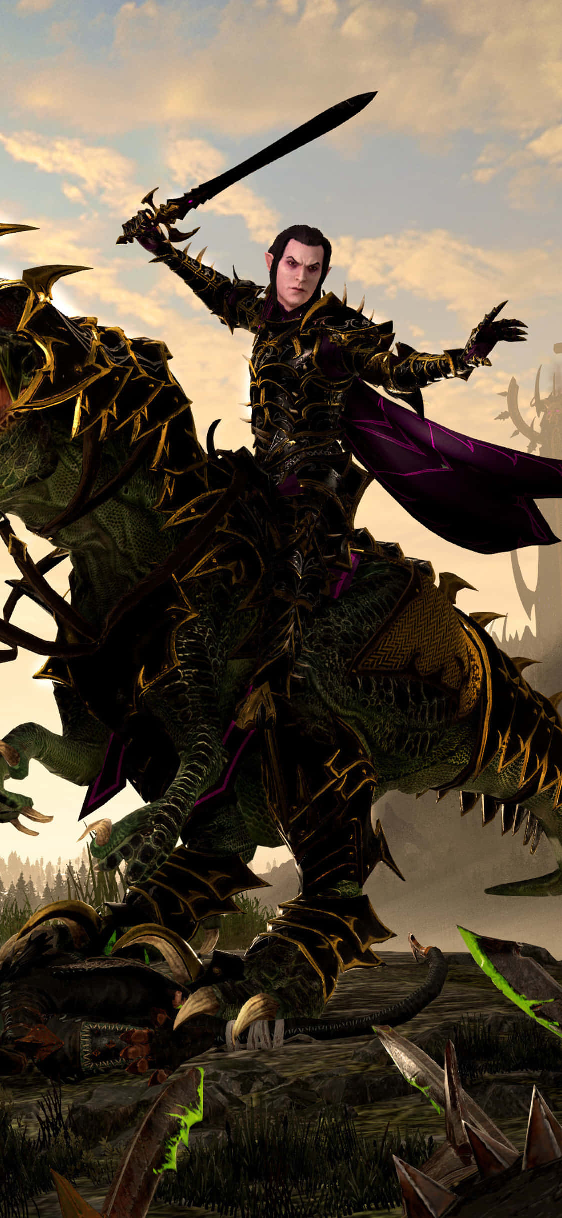 iPhone X'te Total War Warhammer ile Topyekün Savaşla Yüzleşin! Duvar Kağıdı