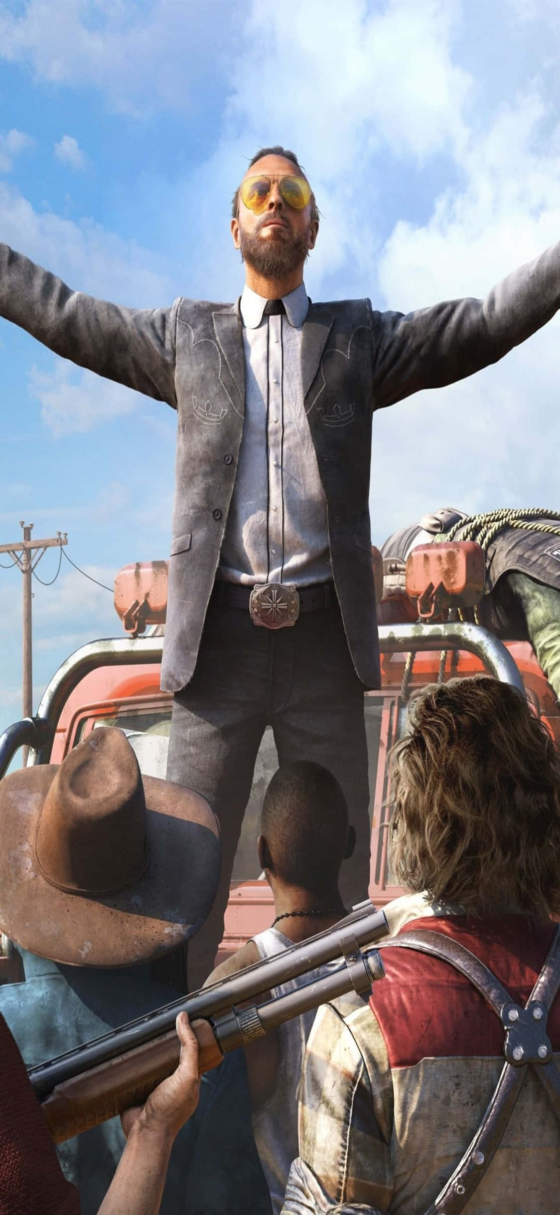 iPhone X'te yüksek çözünürlüklü Far Cry 3 oyun deneyimi Duvar Kağıdı