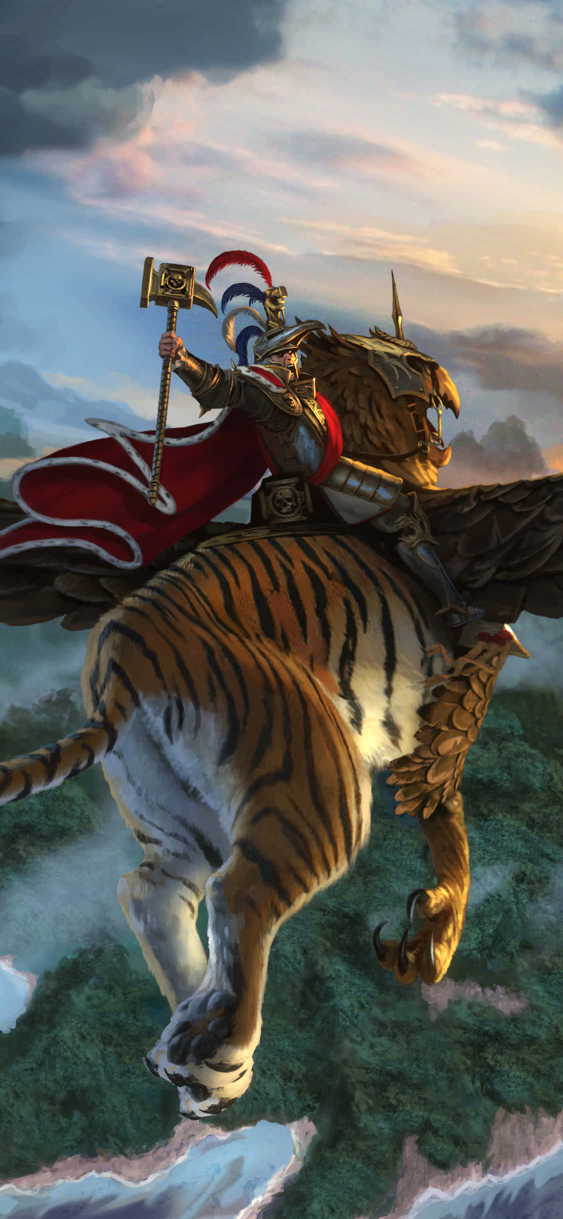 iPhone X Total War Warhammer ile Savaşa Hazırlan Duvar Kağıdı