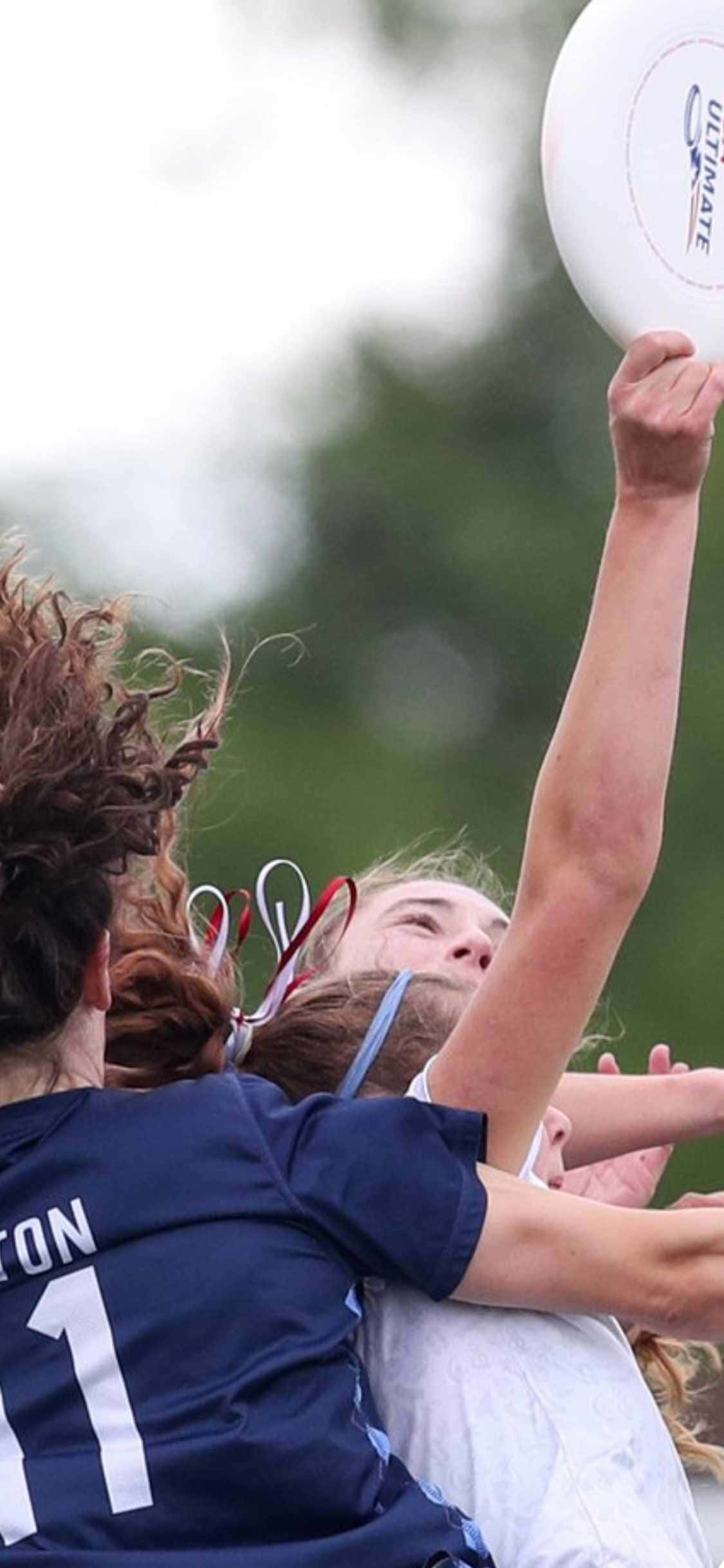 iPhone X Ultimate Frisbee Arka Planı Çarpışma Duvar Kağıdı