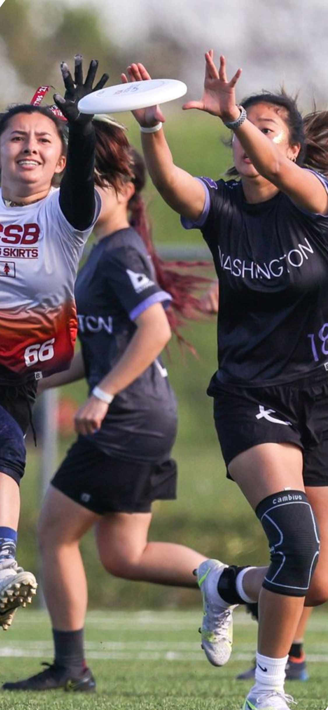 iPhone X Ultimate Frisbee Arka Planı Oyuncular Duvar Kağıdı