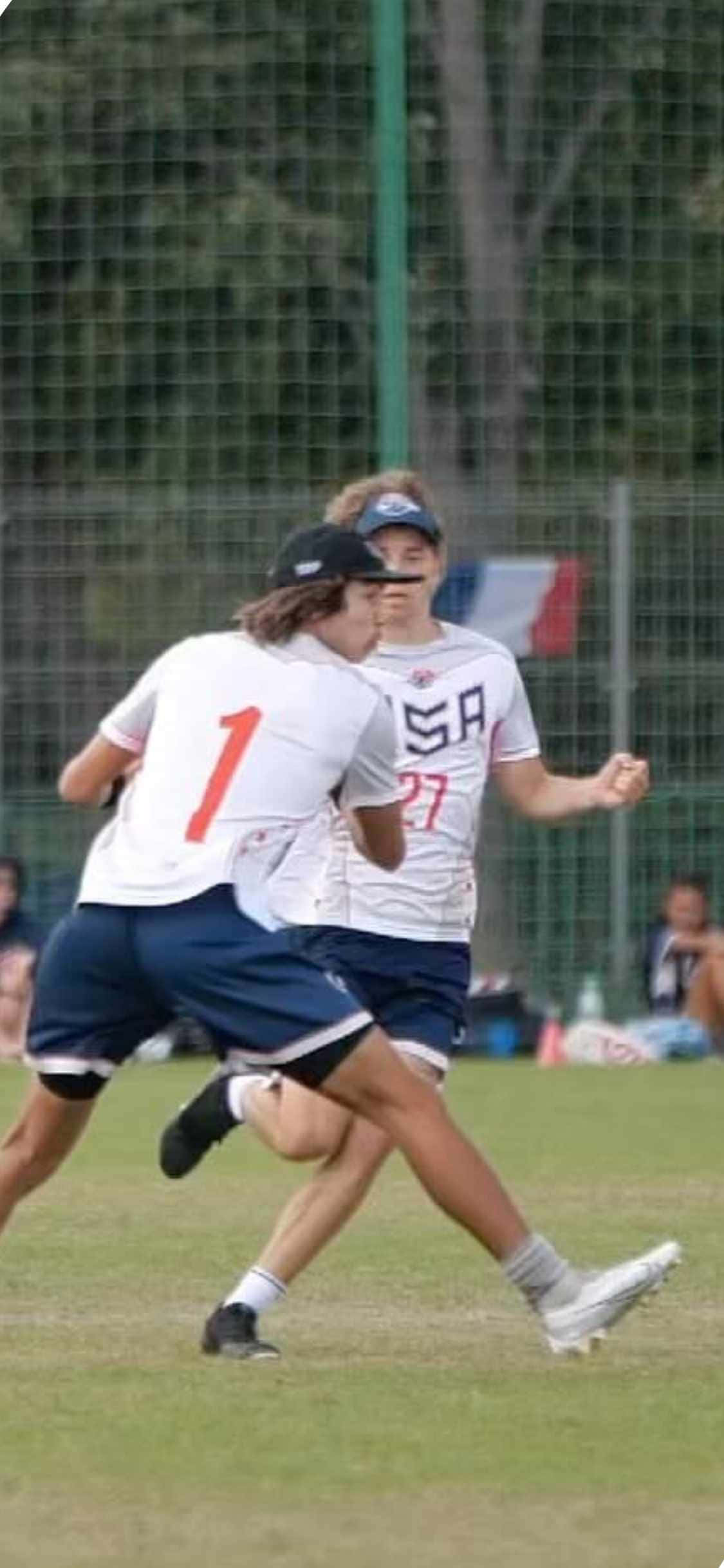 iPhone X Ultimate Frisbee Arka Planı Spor Duvar Kağıdı