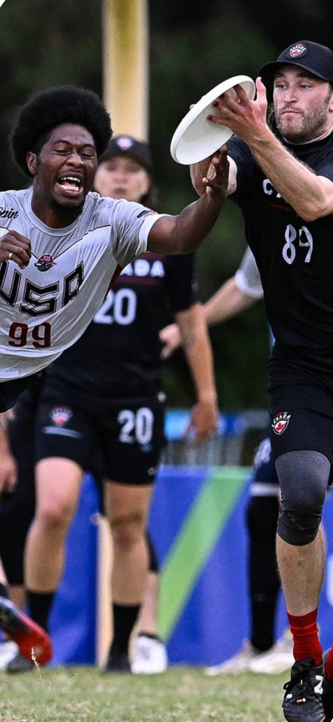 iPhone X Ultimate Frisbee Koşu Arka Planı Duvar Kağıdı
