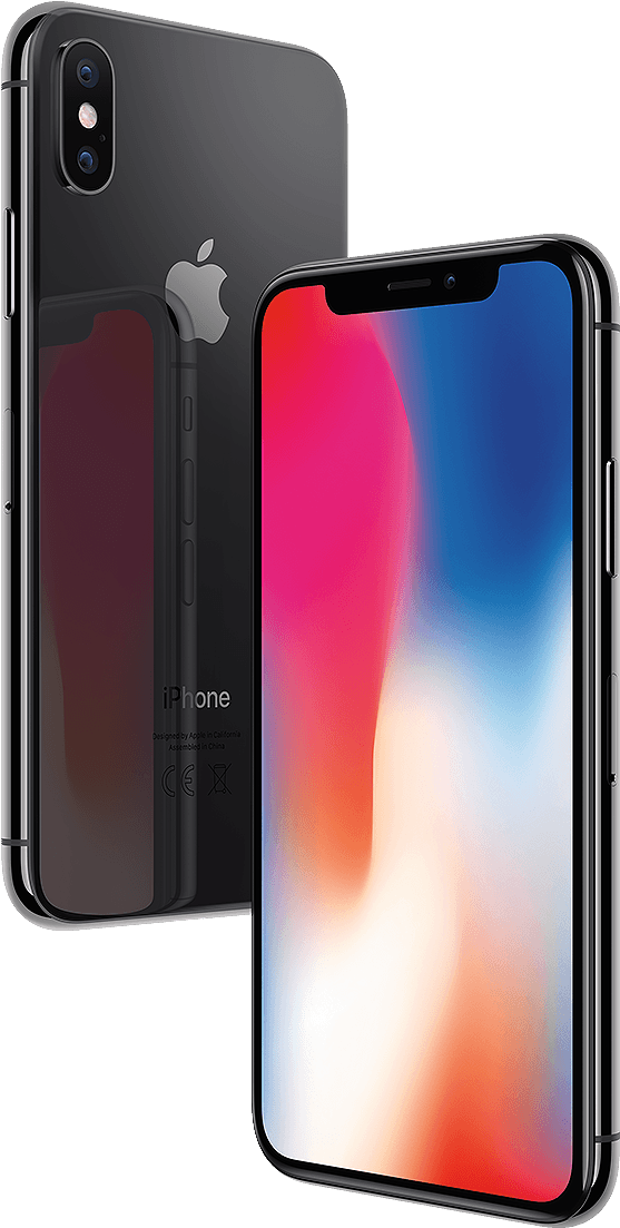 iPhone X Uzay Grisi Ön ve Arka Duvar Kağıdı