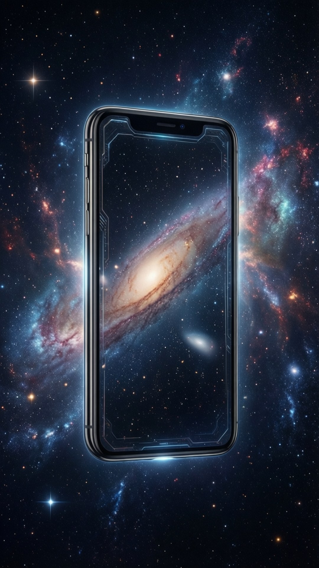iPhone X Uzayda Duvar Kağıdı