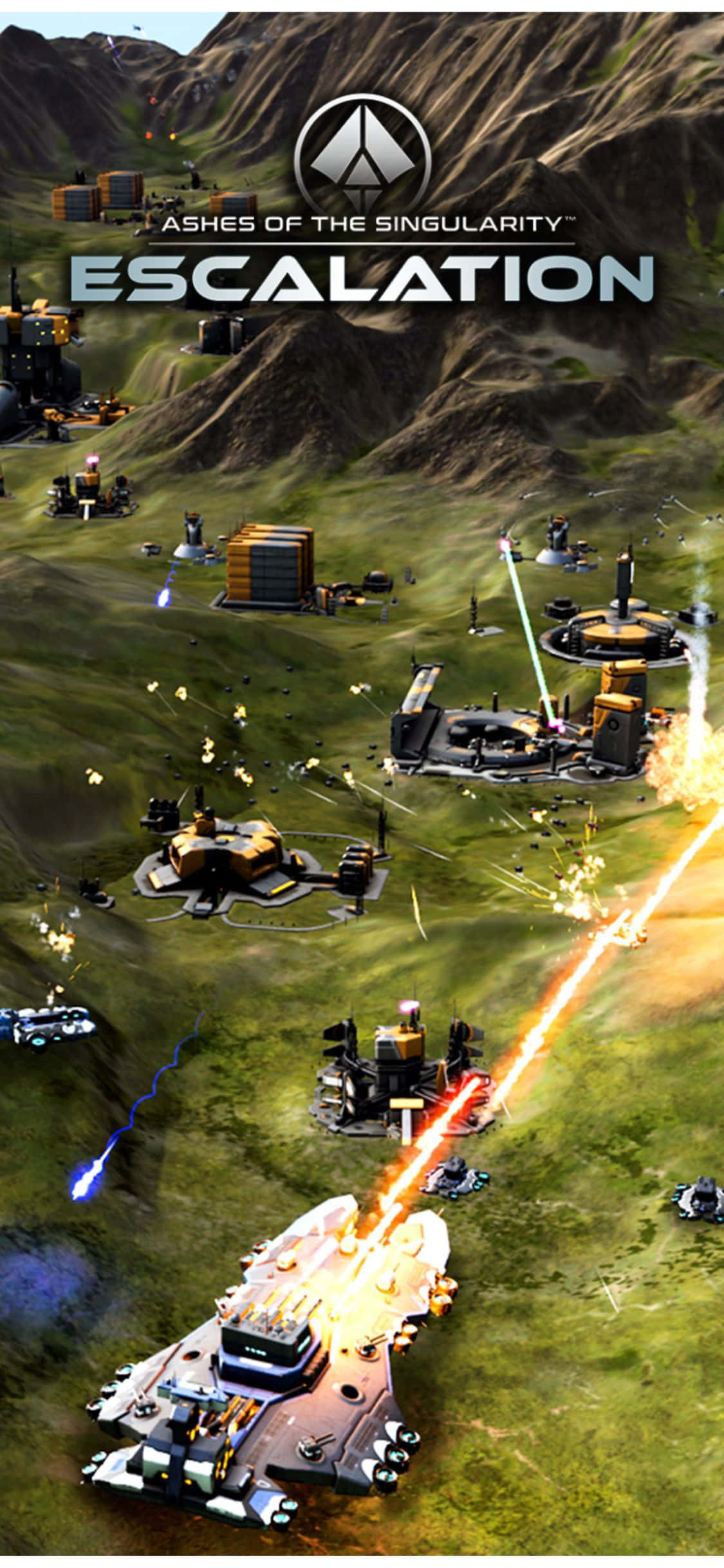 iPhone X ve Ashes Of The Singularity Escalation ile aksiyona daha yakın olun Duvar Kağıdı