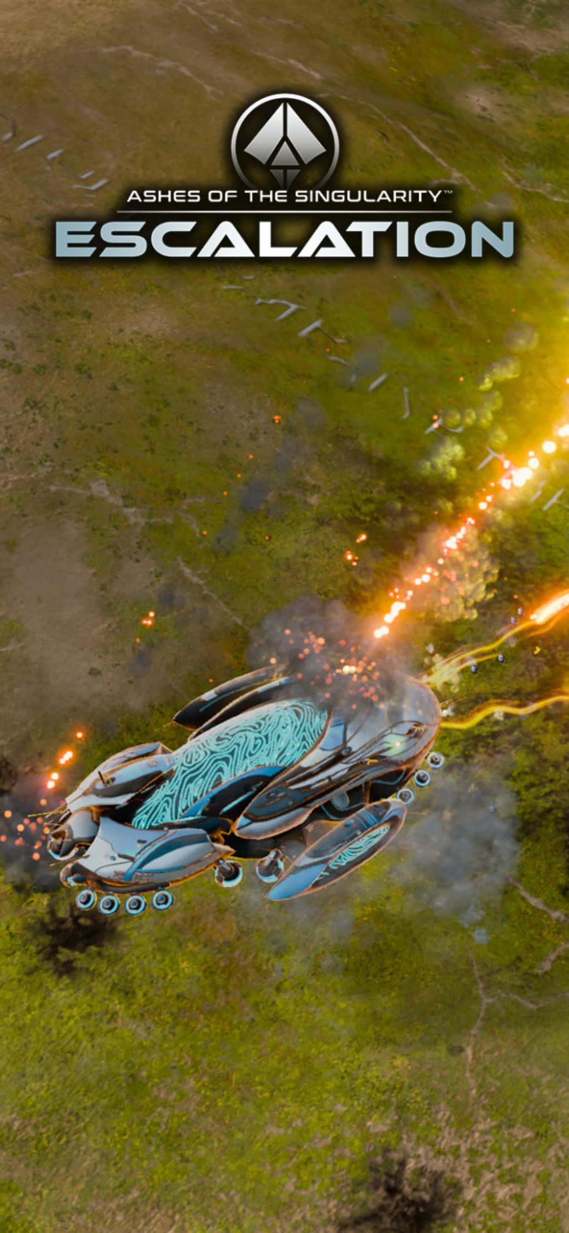 iPhone X ve Ashes of the Singularity Escalation ile Destansı Strateji Dolu Savaş Alanlarını Fethedin Duvar Kağıdı
