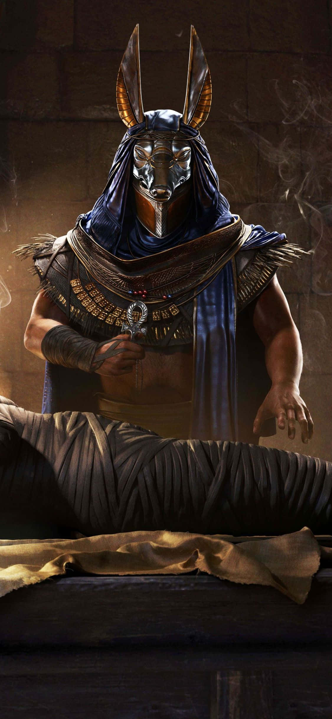 iPhone X ve Assassin's Creed Origins ile macera ve aksiyon sizi bekliyor. Duvar Kağıdı