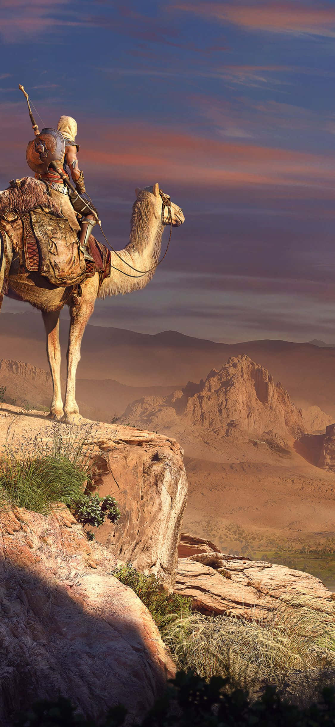 iPhone X ve Assassin's Creed Origins ile savaş alanına hükmedin Duvar Kağıdı
